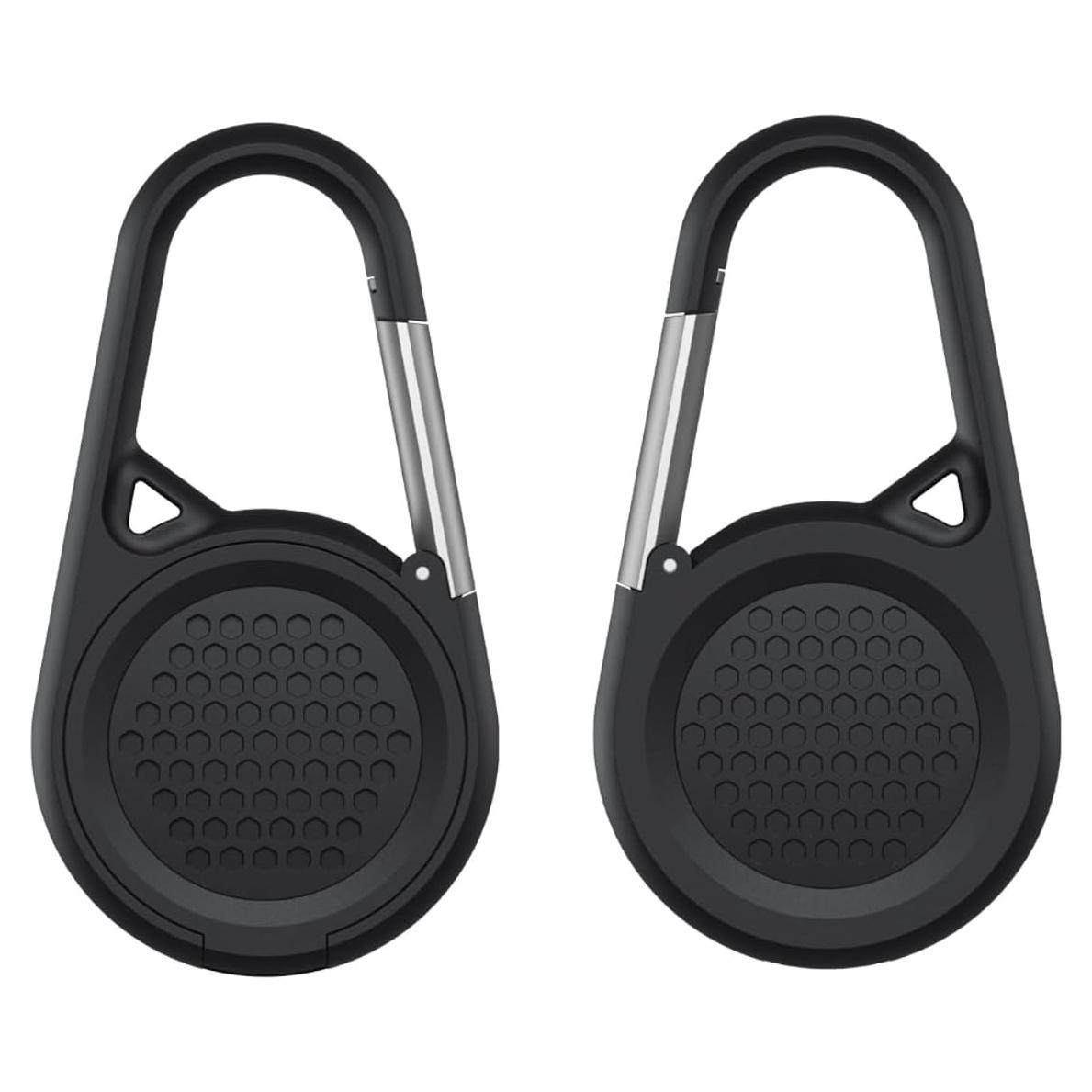 Soporte Airtag SCALLOP con Mosquetón - Funda Impermeable 2 Pz