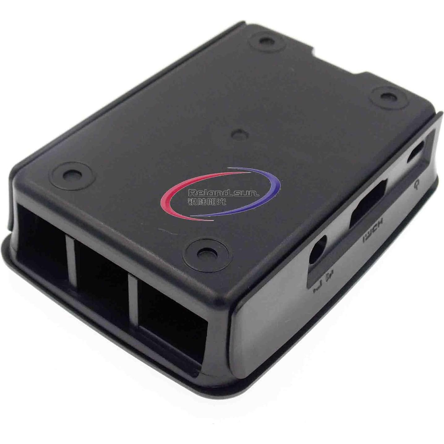 Carcasa para Raspberry Pi 4B y 3B - 2 Piezas - Negra
