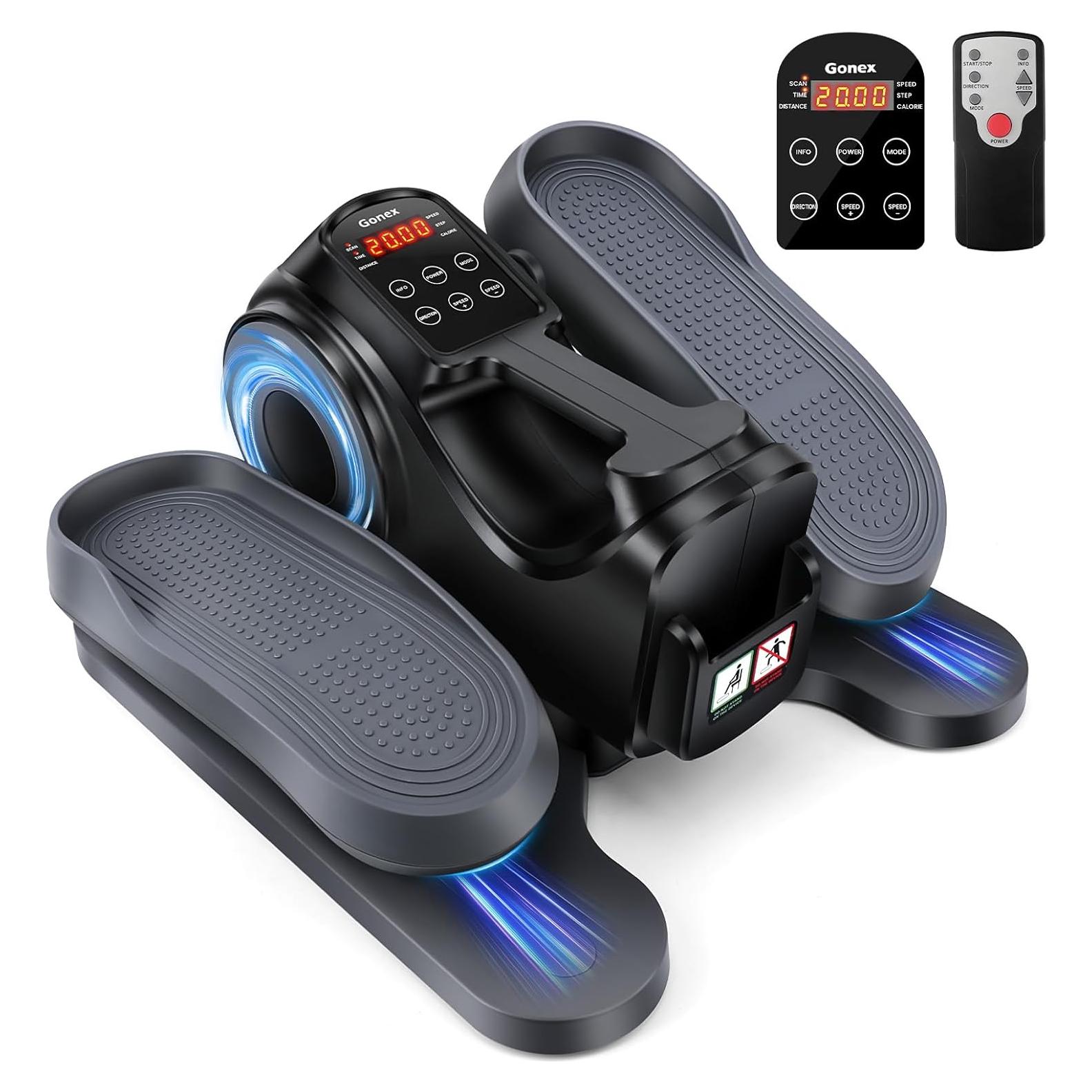 Gonex Máquina Elíptica Bajo Escritorio para Ejercicio en Casa