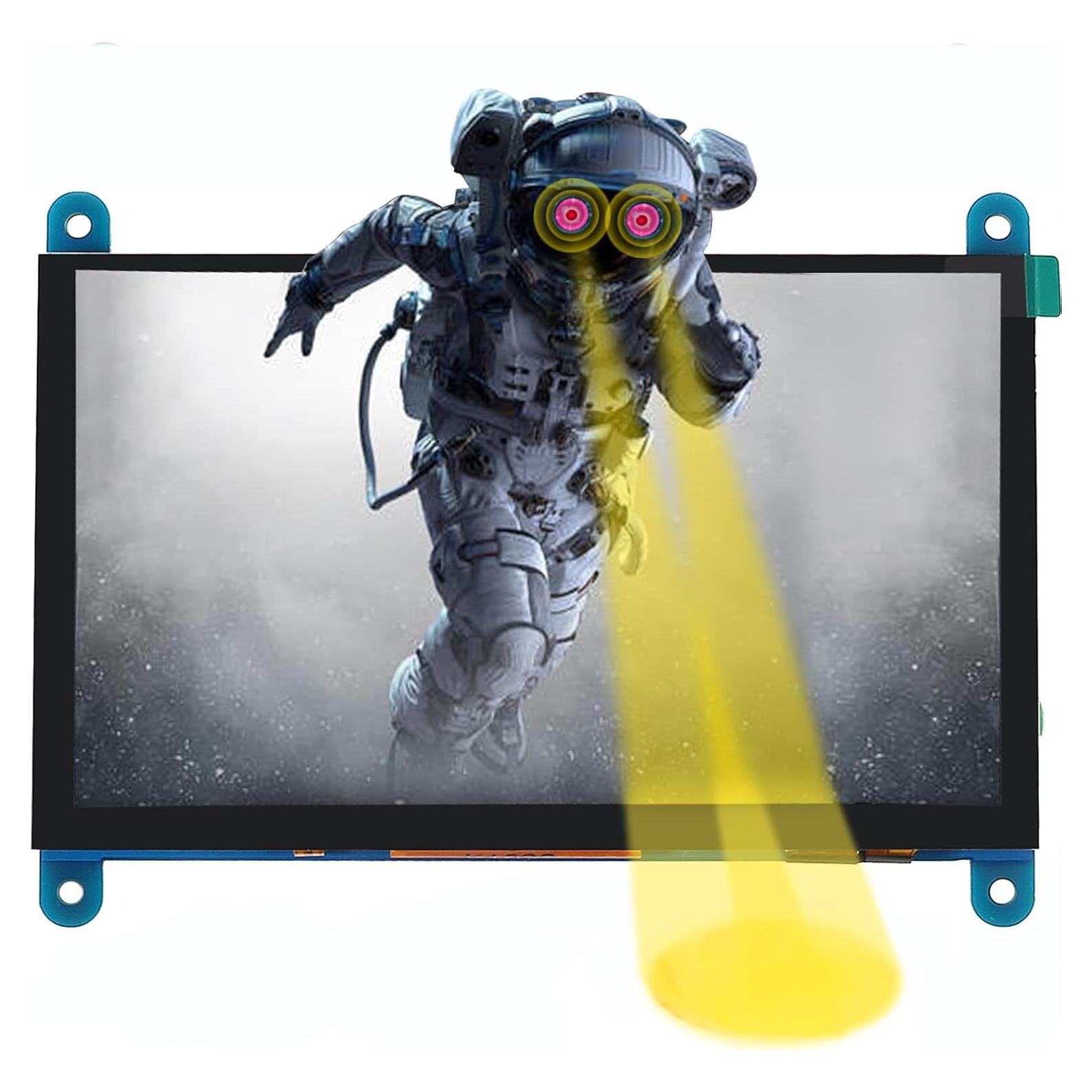 Pantalla Táctil DORHEA 5" 800x480 HDMI para Raspberry Pi