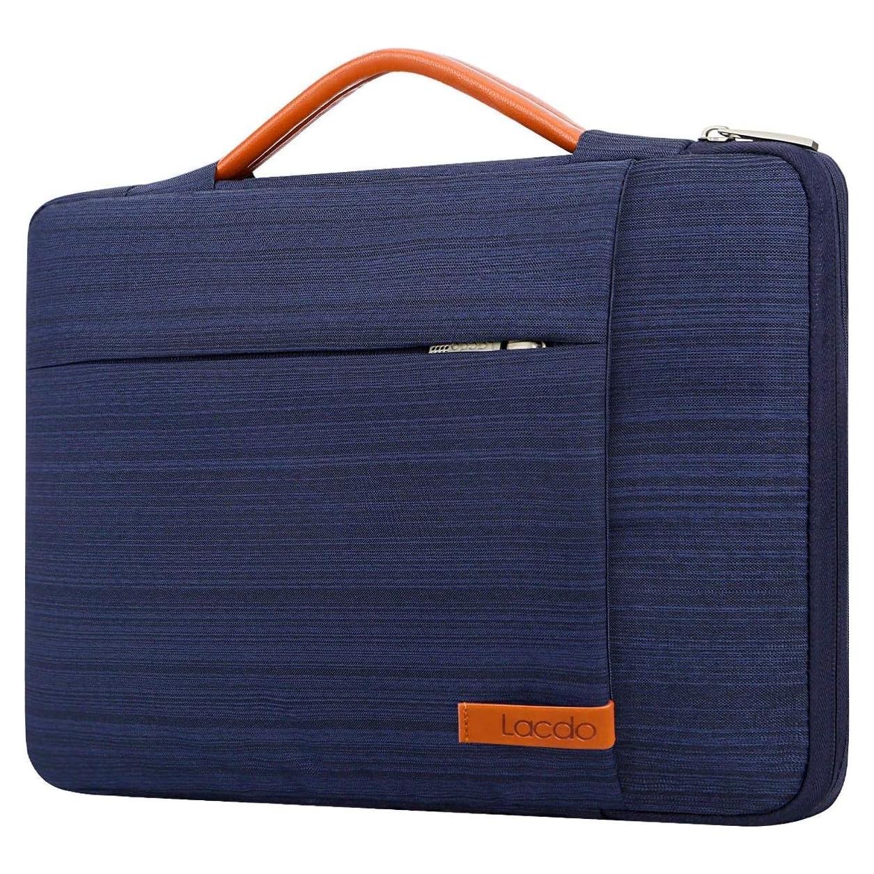 Funda Portátil Lacdo 15.6" Azul con Bolsillos y Protección