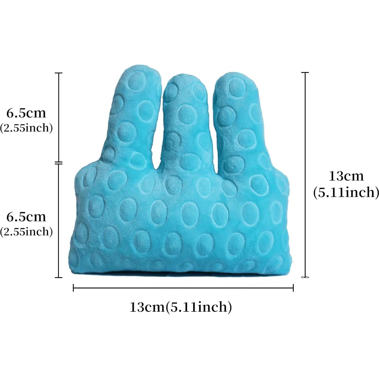 Cojín Separador de Dedos GZFQJJ para Rehabilitación de Mano Azul