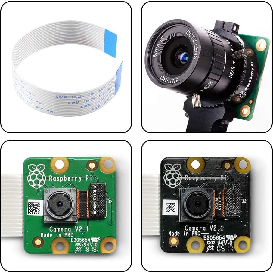 Cable FFC Aokin 15 pines 15cm para Raspberry Pi y cámara