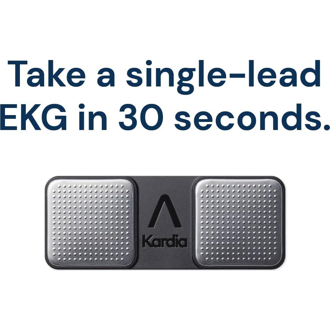 KardiaMobile Monitor EKG AliveCor 1 Derivación Gris