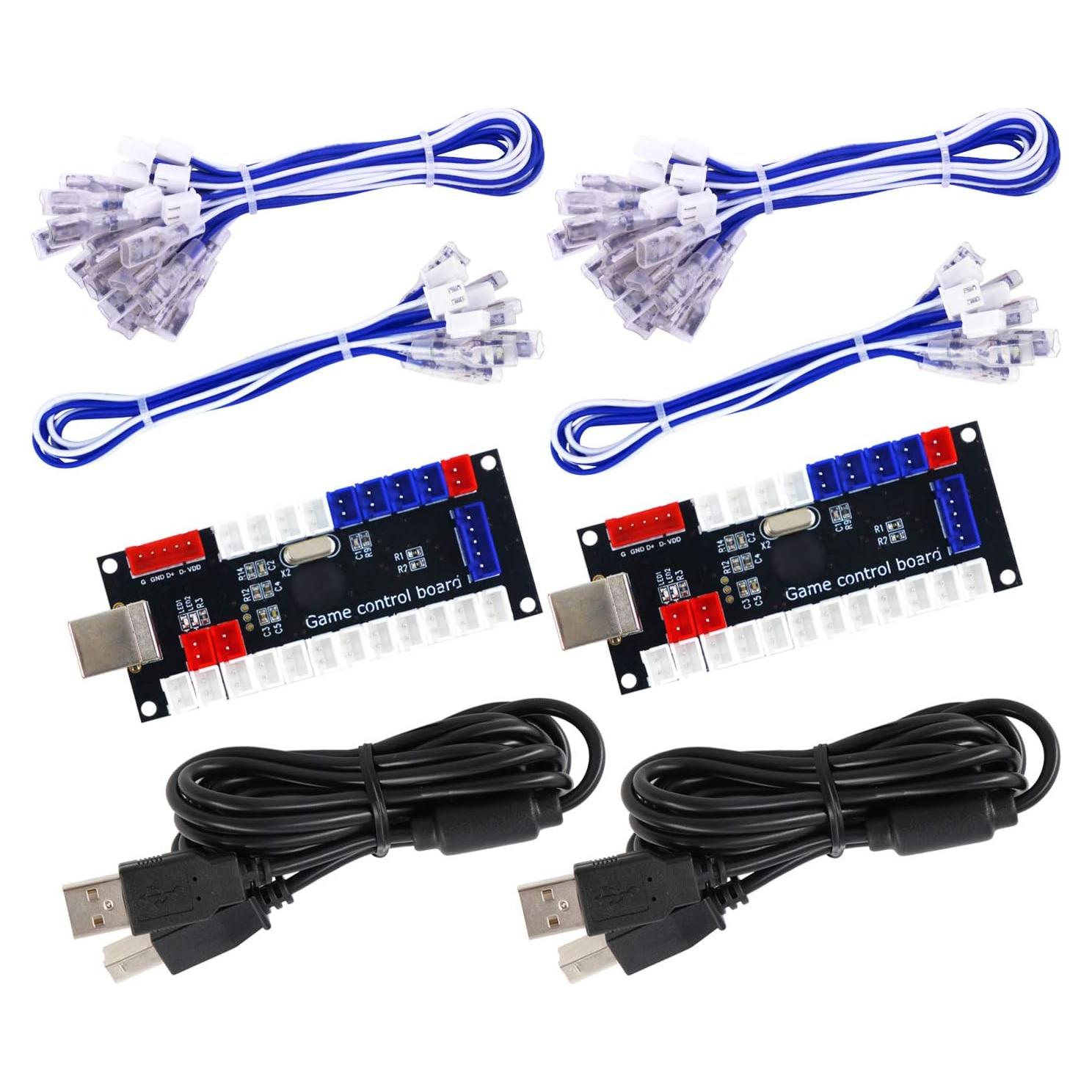 Controlador Arcade USB SJ@JX para 2 Jugadores - Sin Retraso