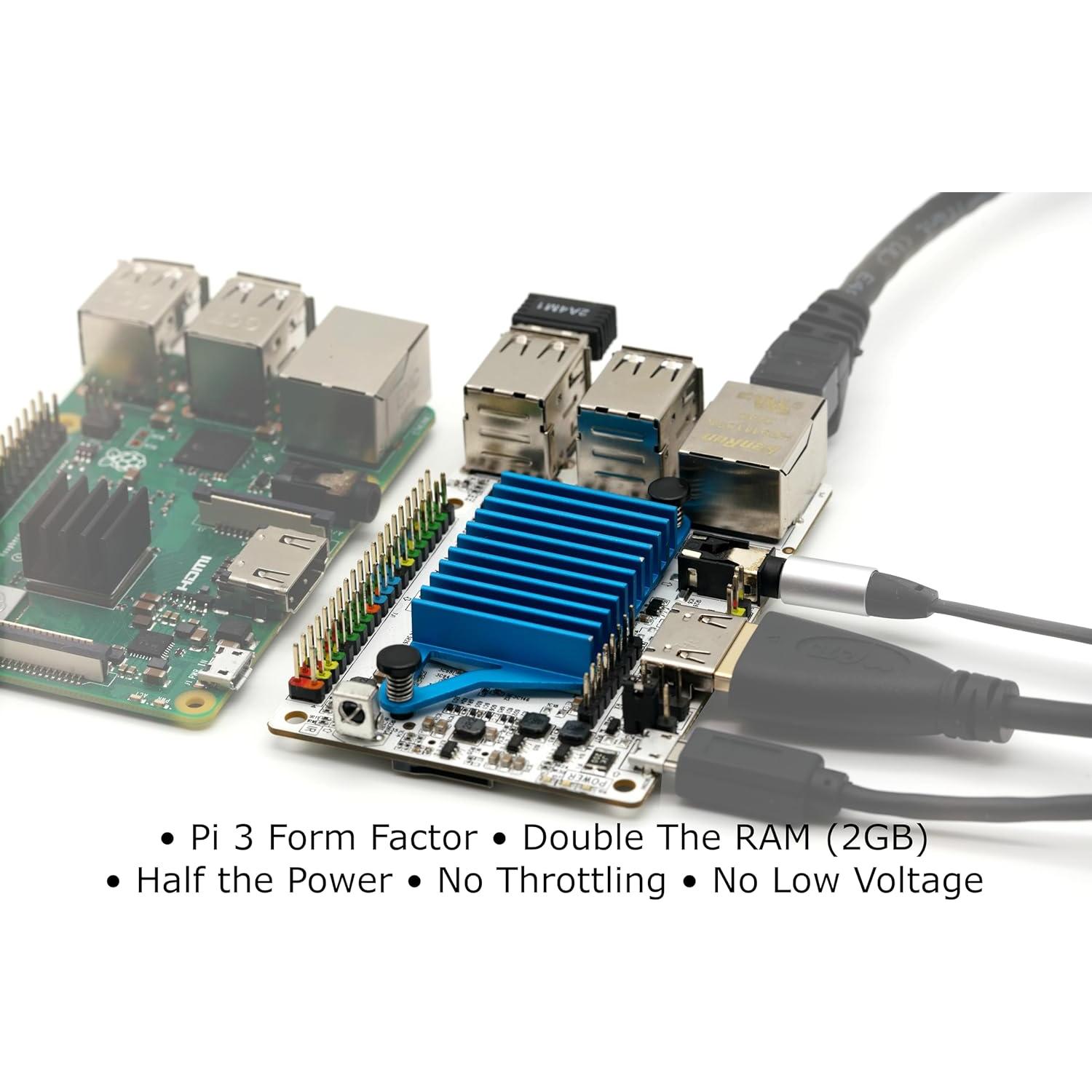 Placa Base Libre Computer Le Potato 2GB WiFi 4 con Disipador