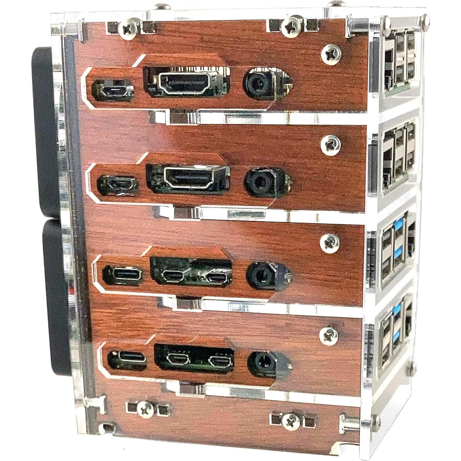 Caja de Ventilación C4Labs Bramble para Raspberry Pi 4B y 3B+