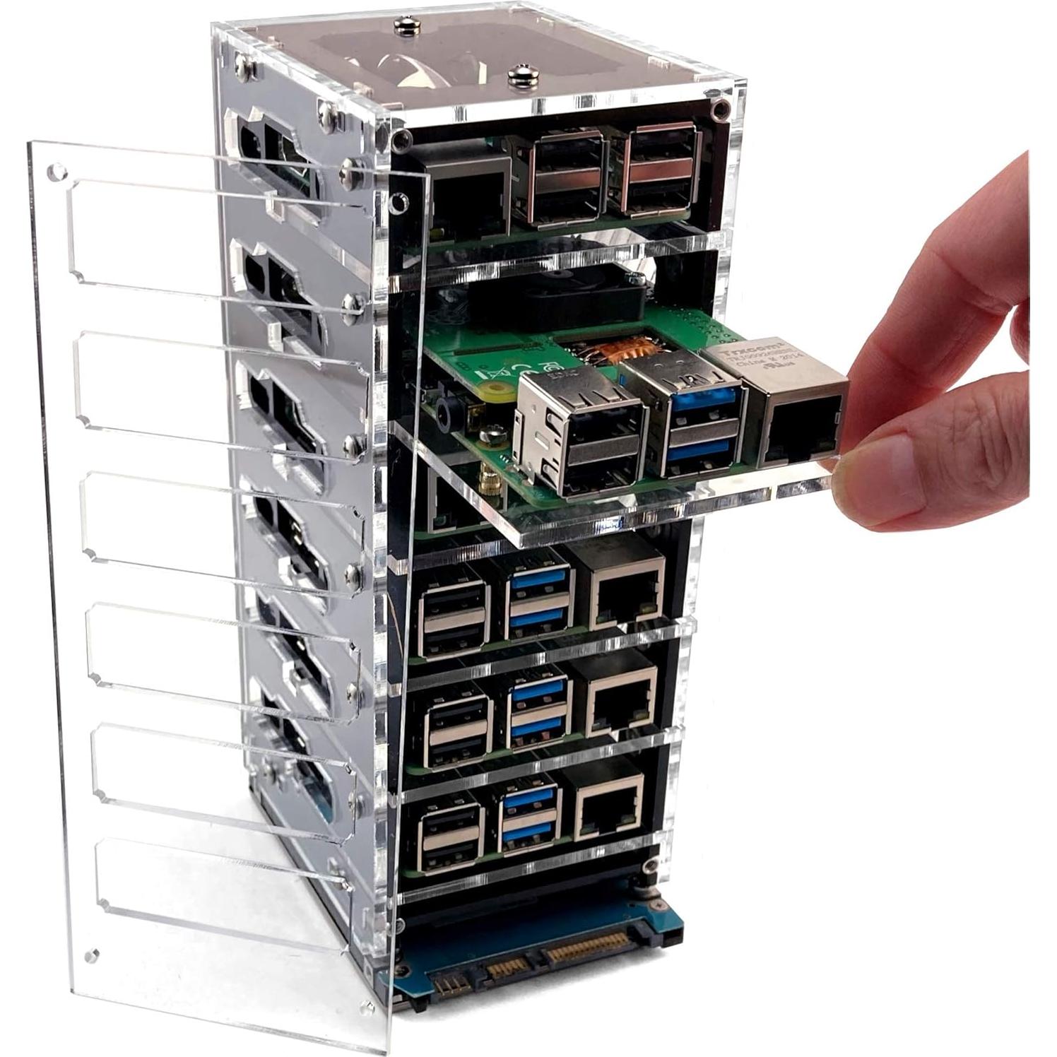 Caja de Ventilación C4Labs Bramble para Raspberry Pi 4B y 3B+