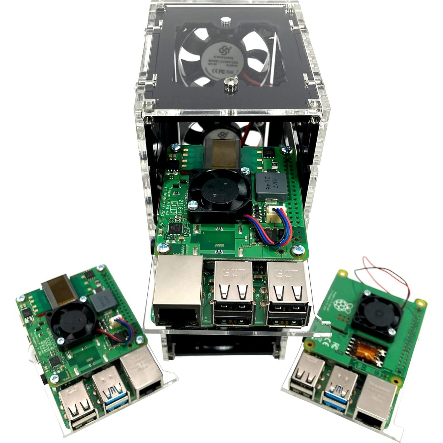 Caja de Ventilación C4Labs Bramble para Raspberry Pi 4B y 3B+