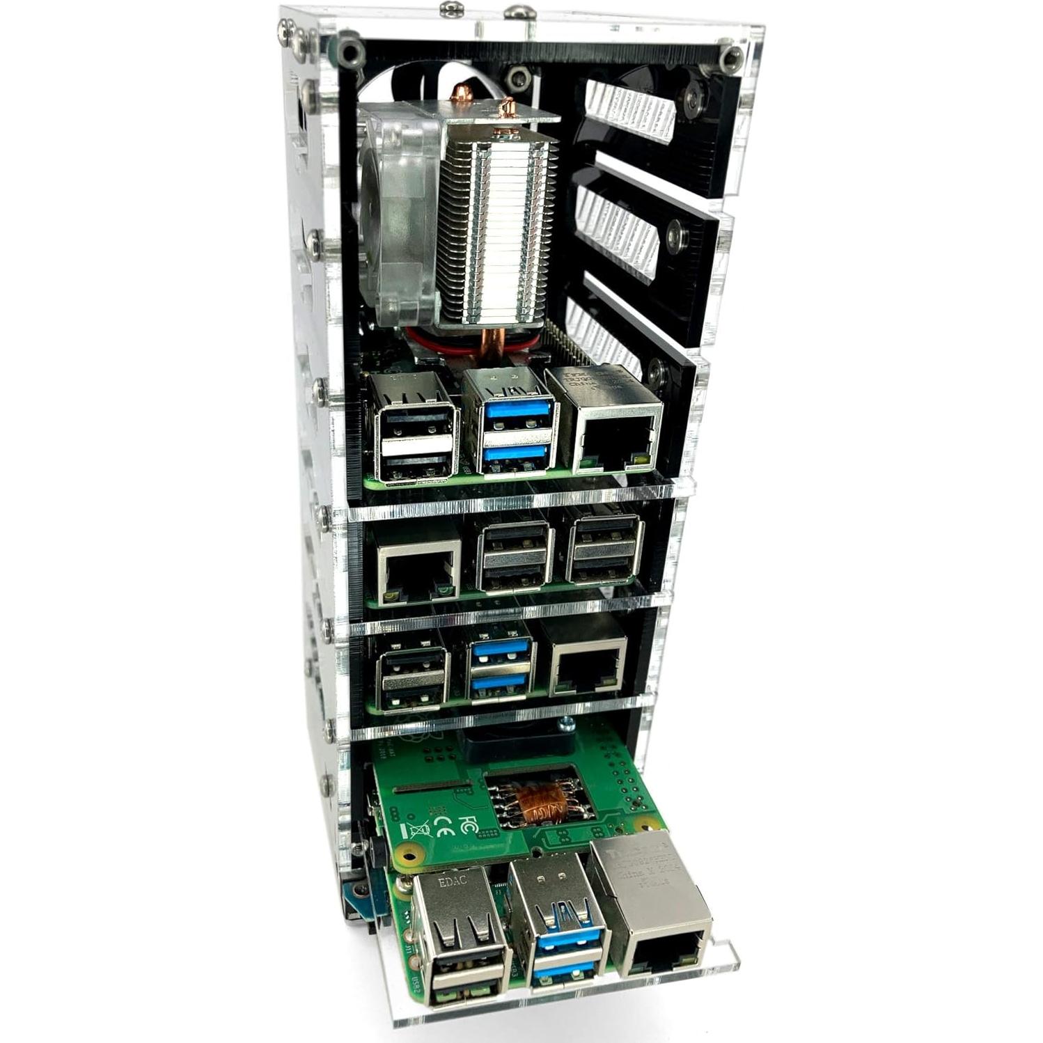 Caja de Ventilación C4Labs Bramble para Raspberry Pi 4B y 3B+