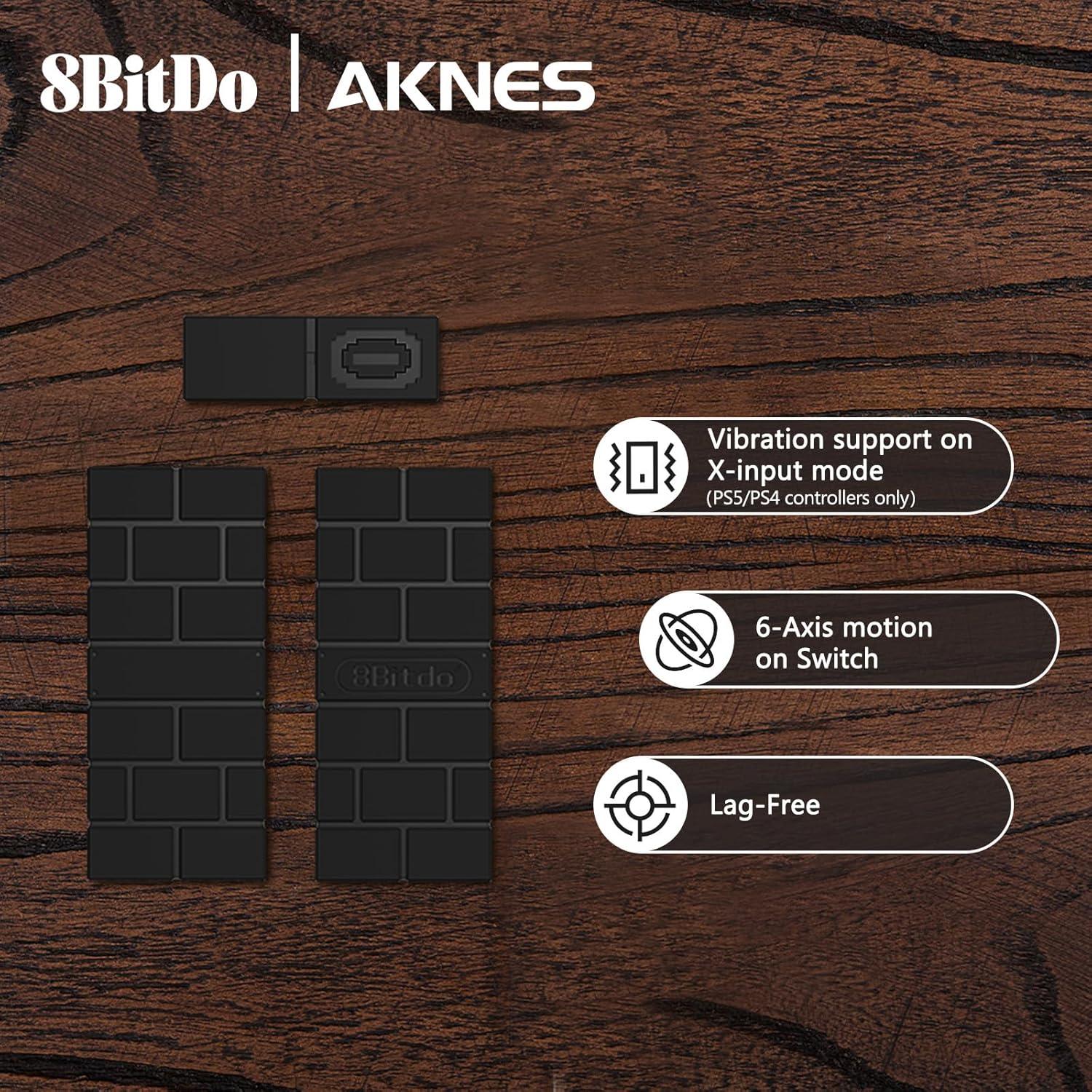Adaptador Inalámbrico USB 8BitDo para Controladores PS5, Switch