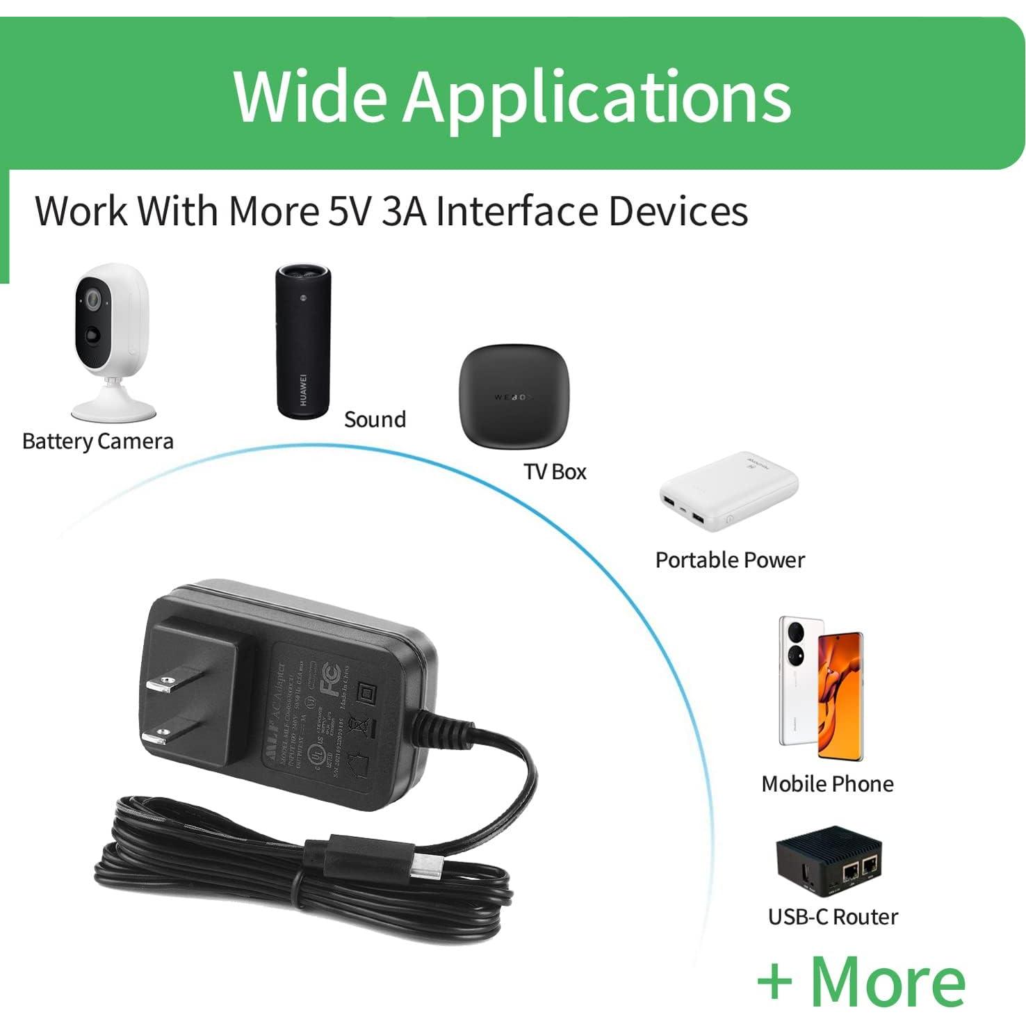 Adaptador de Alimentación USB-C 5V 3A Security-01 para Raspberry Pi