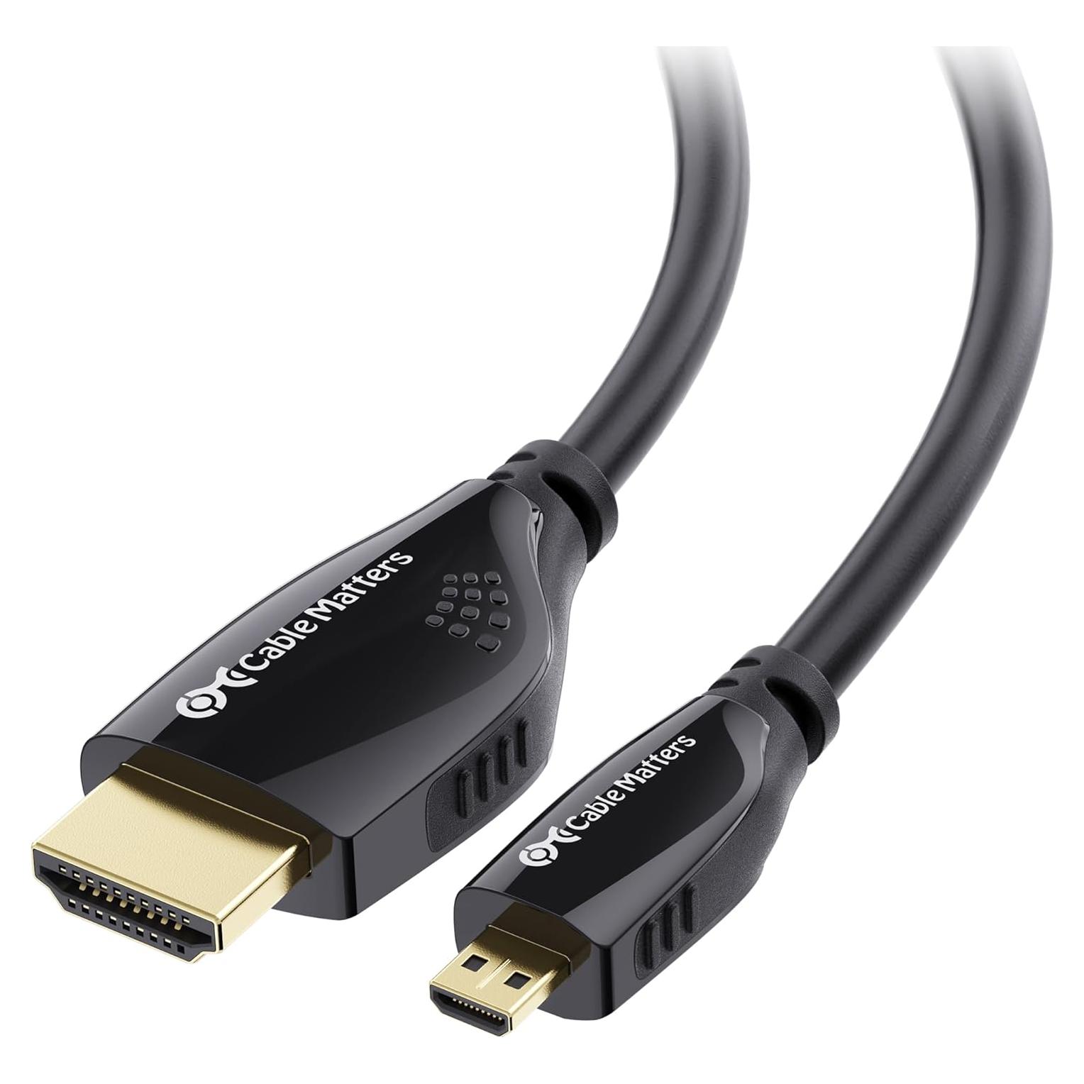 Cable Micro HDMI a HDMI 0.91 m Cable Matters 4K 60Hz