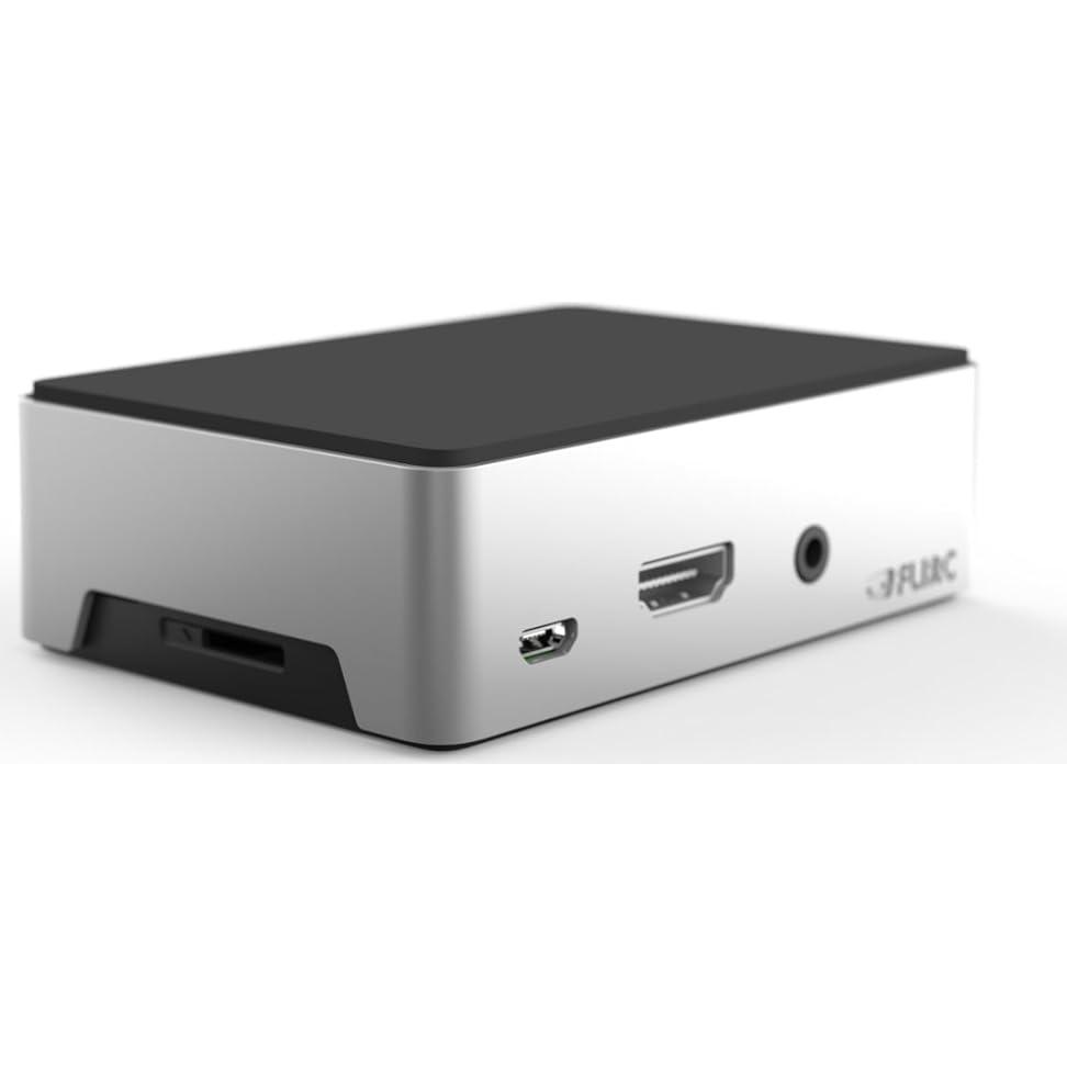 Caja Flirc de Aluminio para Raspberry Pi 3 B+ - Plateada