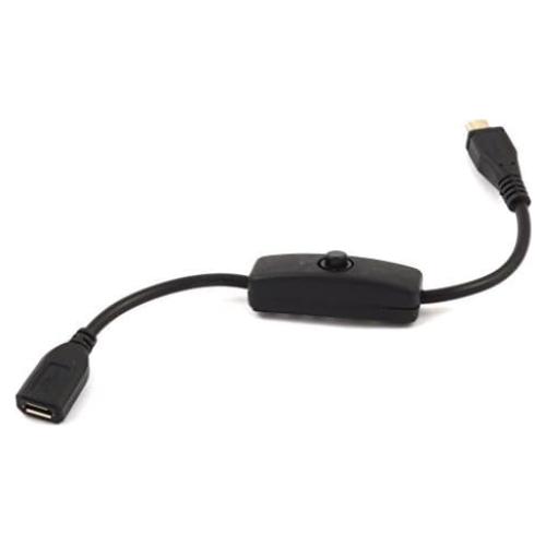 Cable Interruptor MicroUSB Hembra a Macho LoveRPi para Raspberry Pi