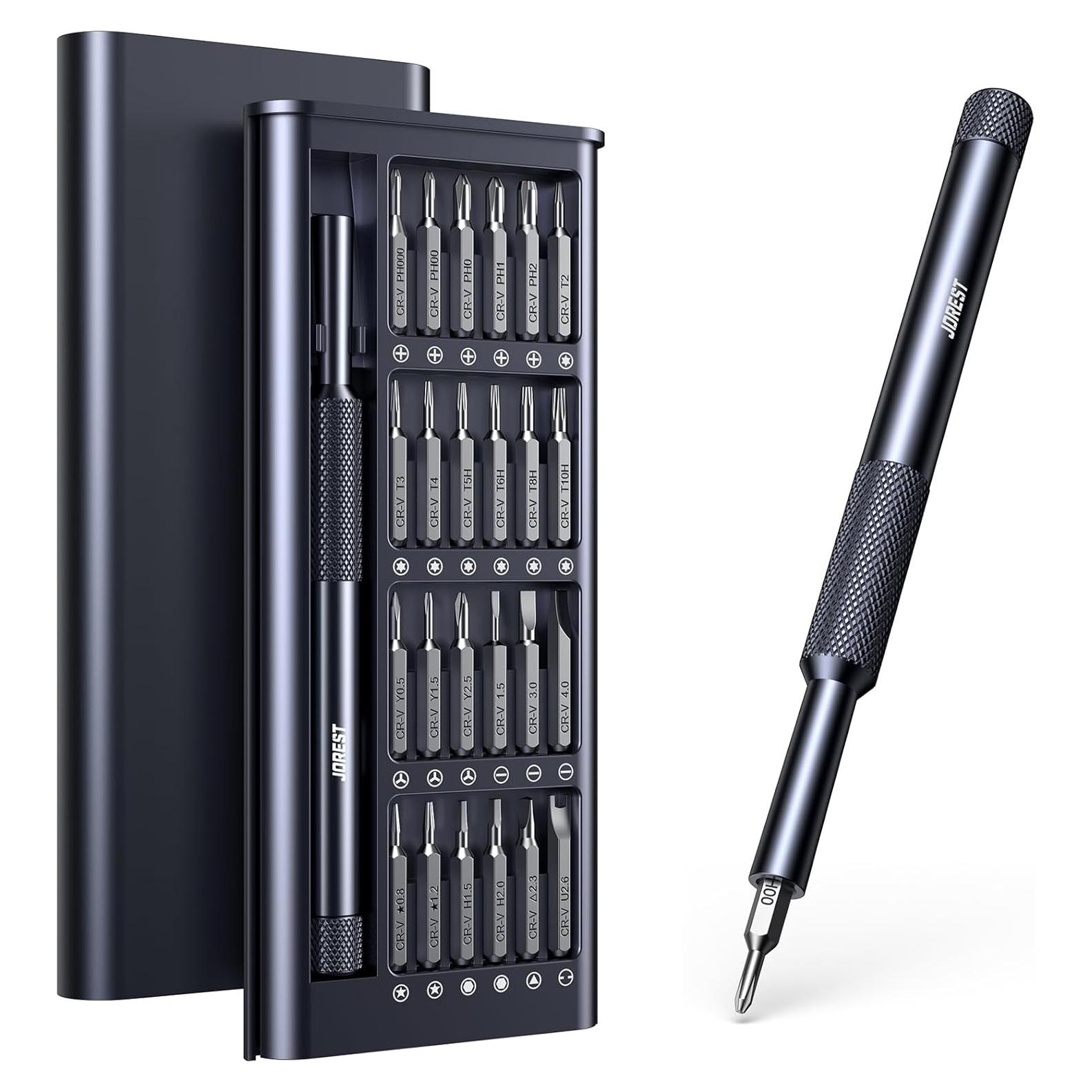 Juego de Destornilladores de Precisión JOREST 25-en-1 CRV