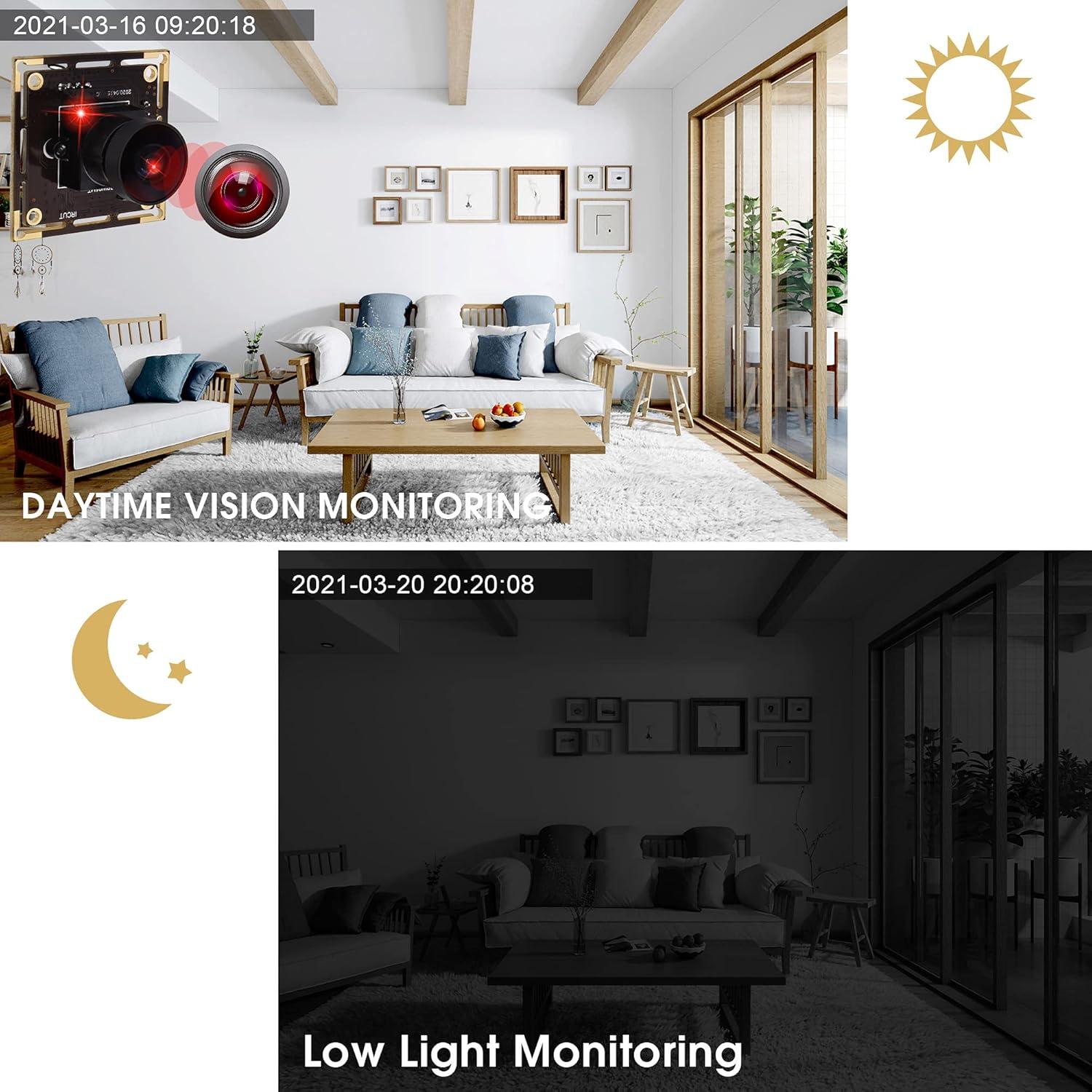 Módulo de Cámara USB Fisheye ELP 1.3MP 960P 0.01Lux