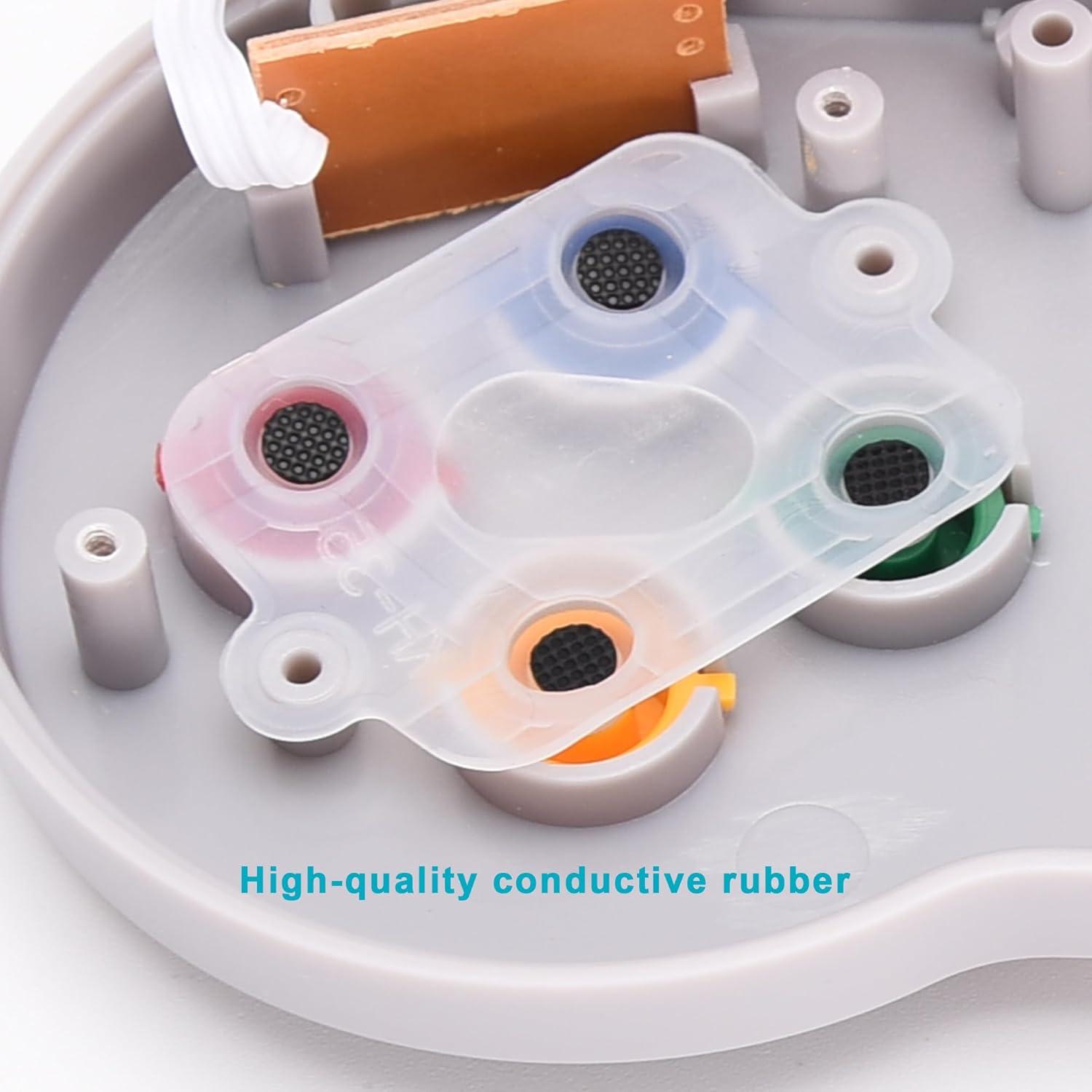 Controladores de Juego con Cable SAFFUN SNES 2 Pack Gris/Púrpura