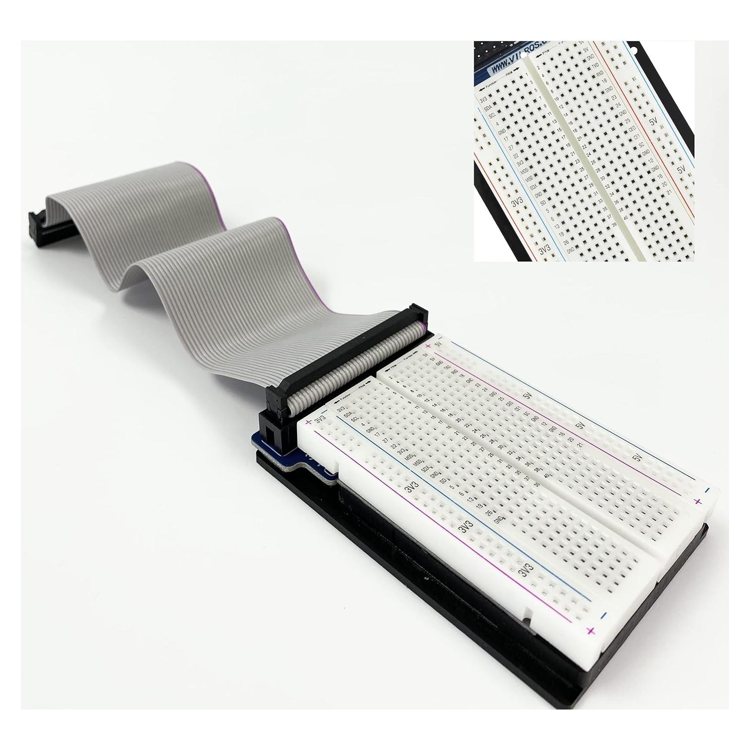 Placa de pruebas Vilros para Raspberry Pi - 400 agujeros