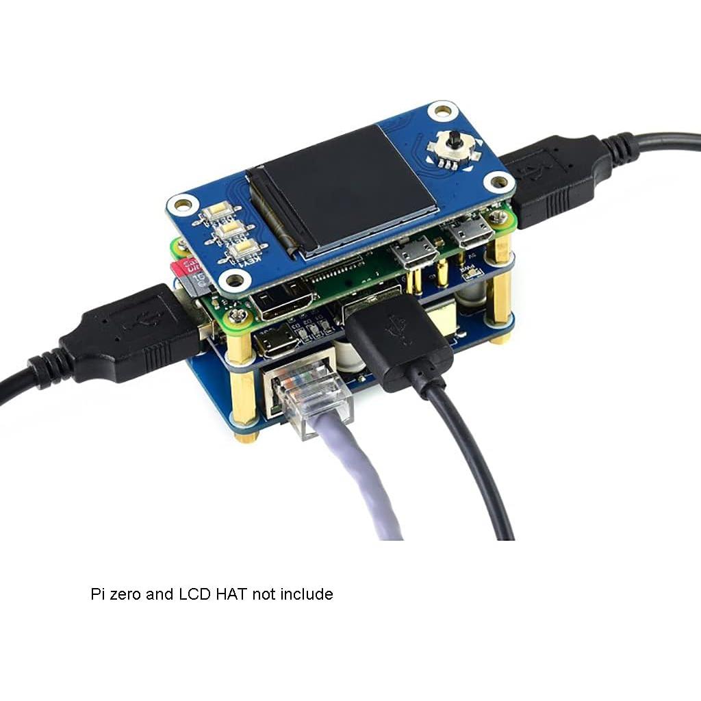 HAT PoE Ethernet USB HUB Coolwell para Raspberry Pi Zero