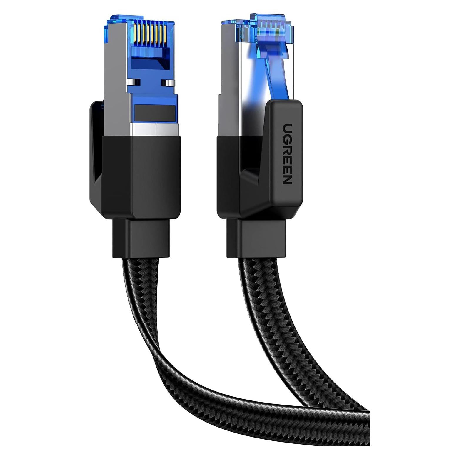 Cable Ethernet UGREEN Cat 8 0.46M 40Gbps 2000MHz RJ45