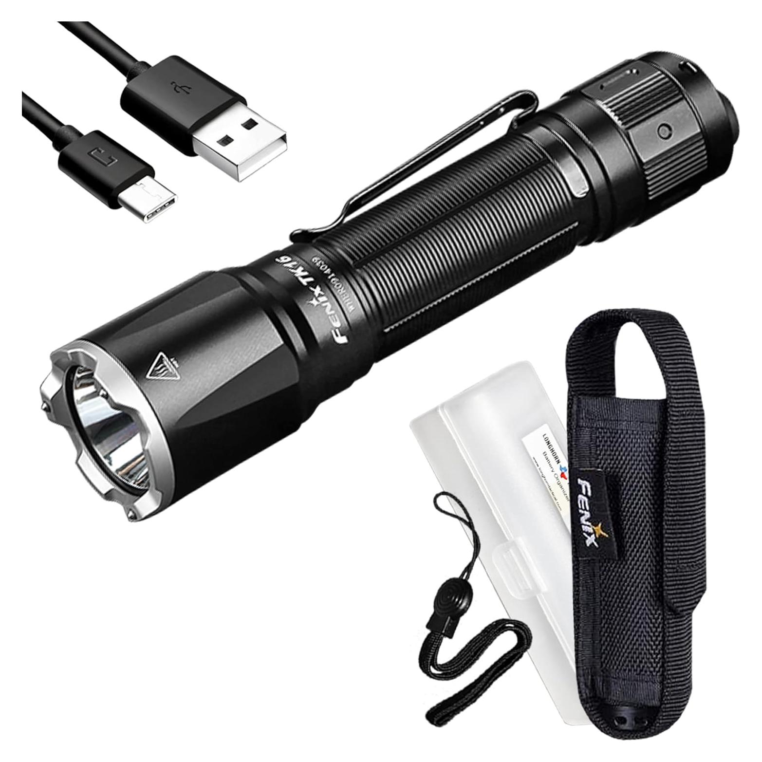 Linterna Táctica Fenix TK16 V2.0 3100 Lúmenes USB-C