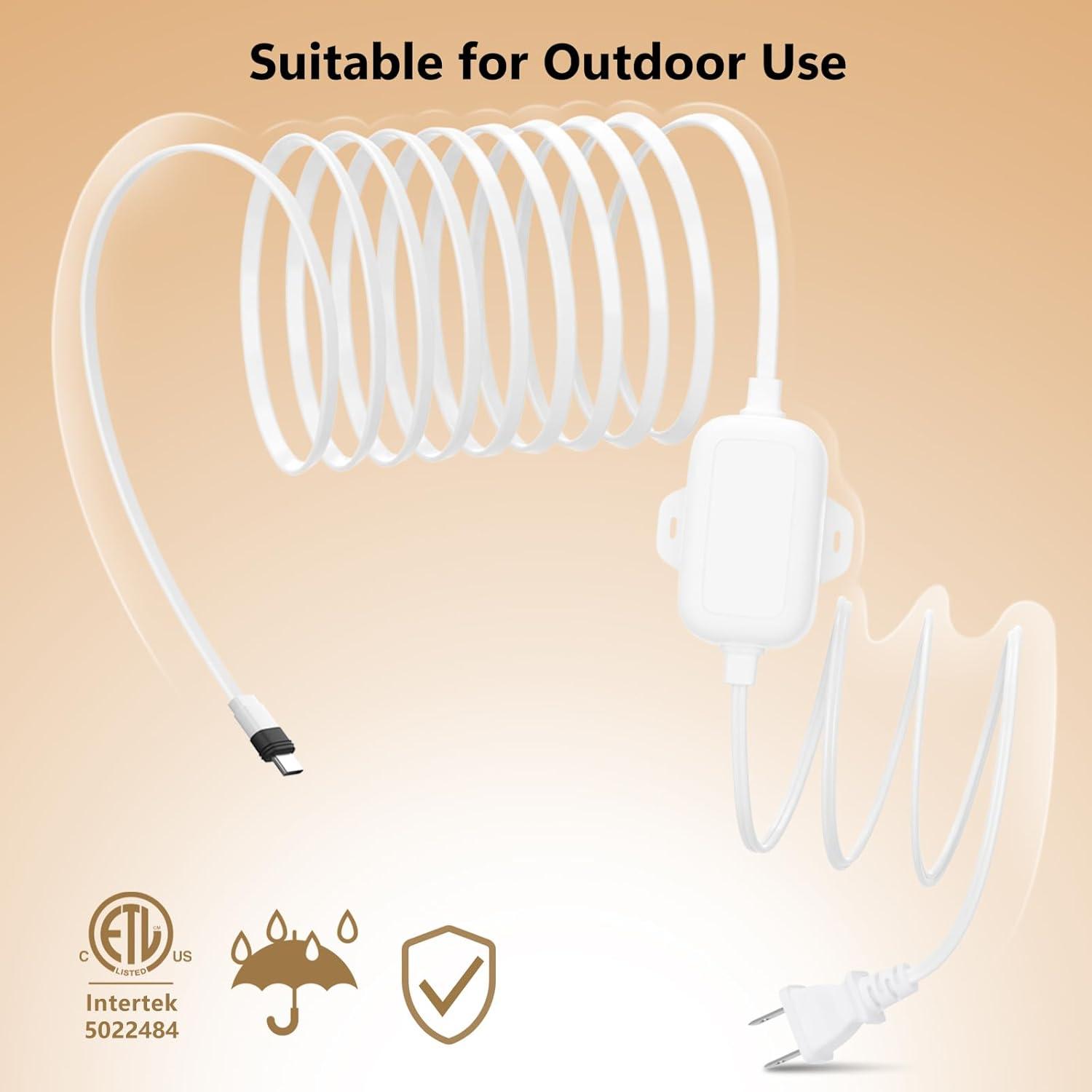 Adaptador de Poder 7.62m eufy Security SoloCam E30/S340/S220