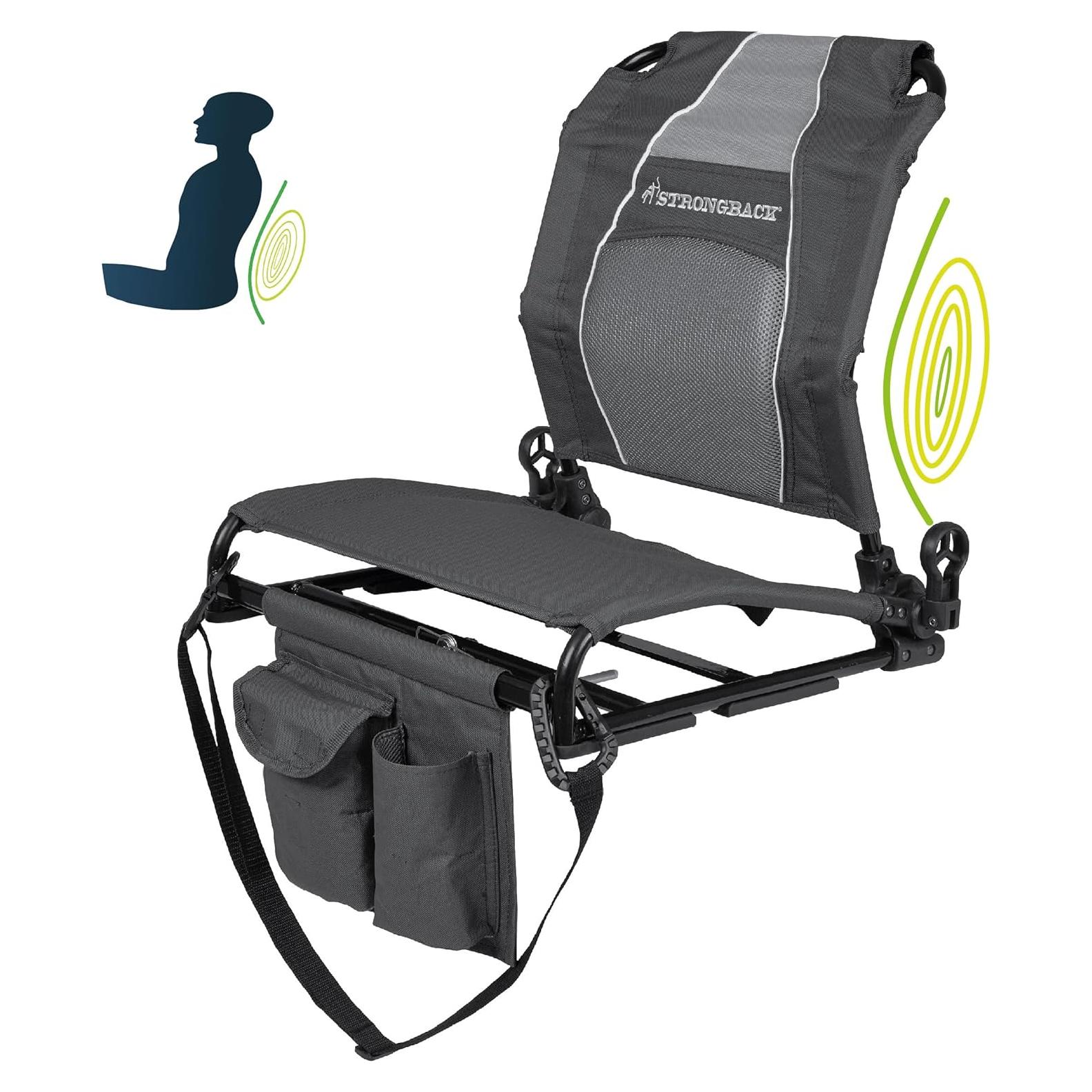 Asiento de Estadio STRONGBACK 410SC-BKGR con Soporte Lumbar