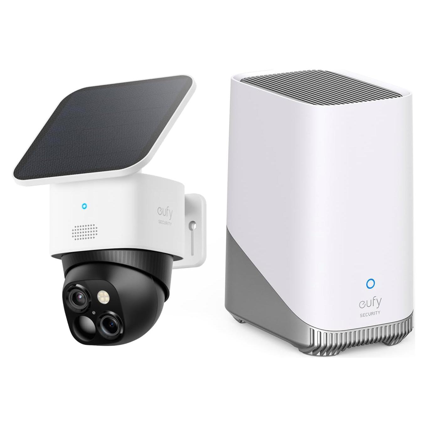 Cámara de Seguridad Eufy SoloCam S340 Solar 360° Wi-Fi