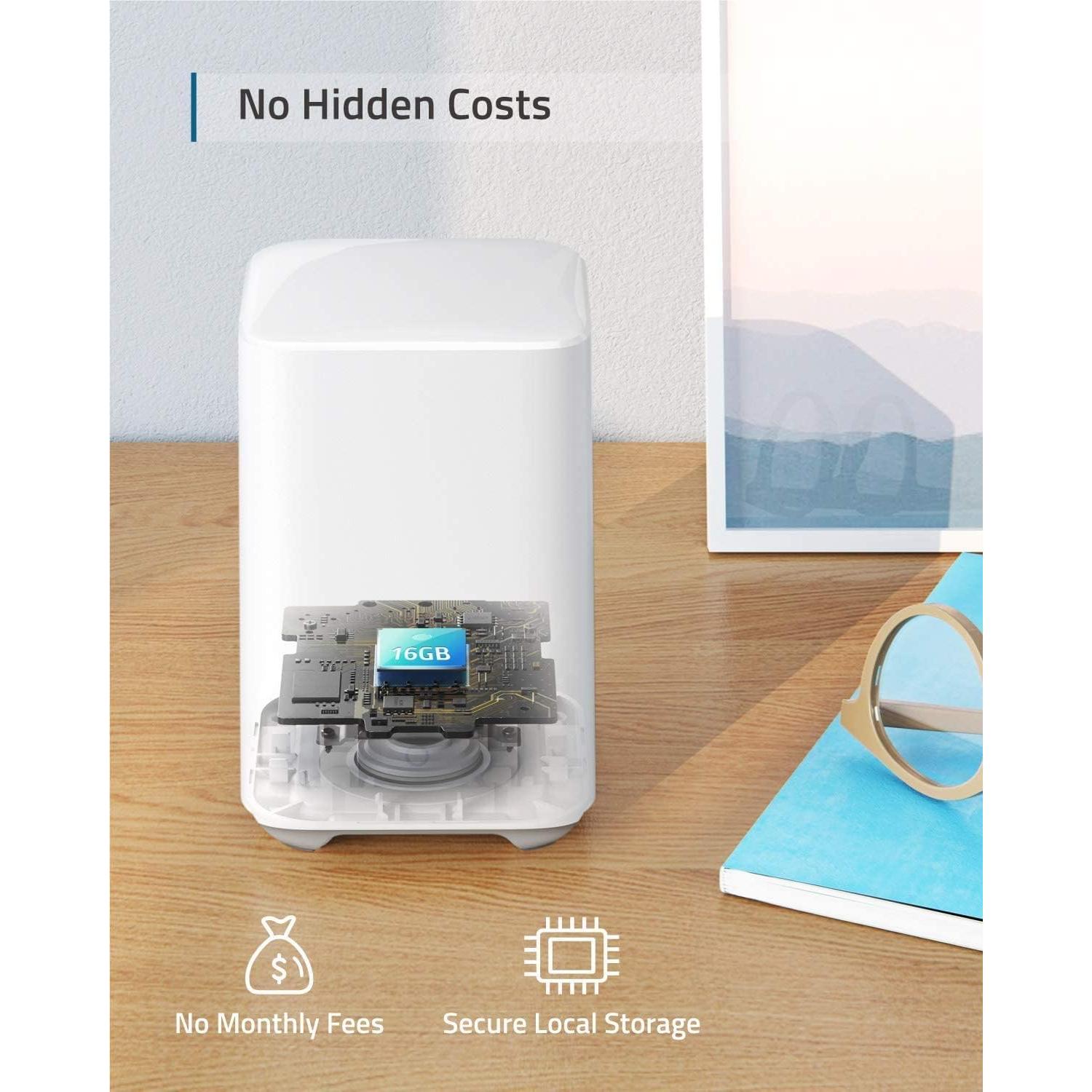 eufy Security eufyCam 2C Wireless Home Security Add-on Camera, Requires HomeBase 2, 180-Day Battery Life, HomeKit Compatibility, 1080p HD, No Monthly Fee (Renewed)