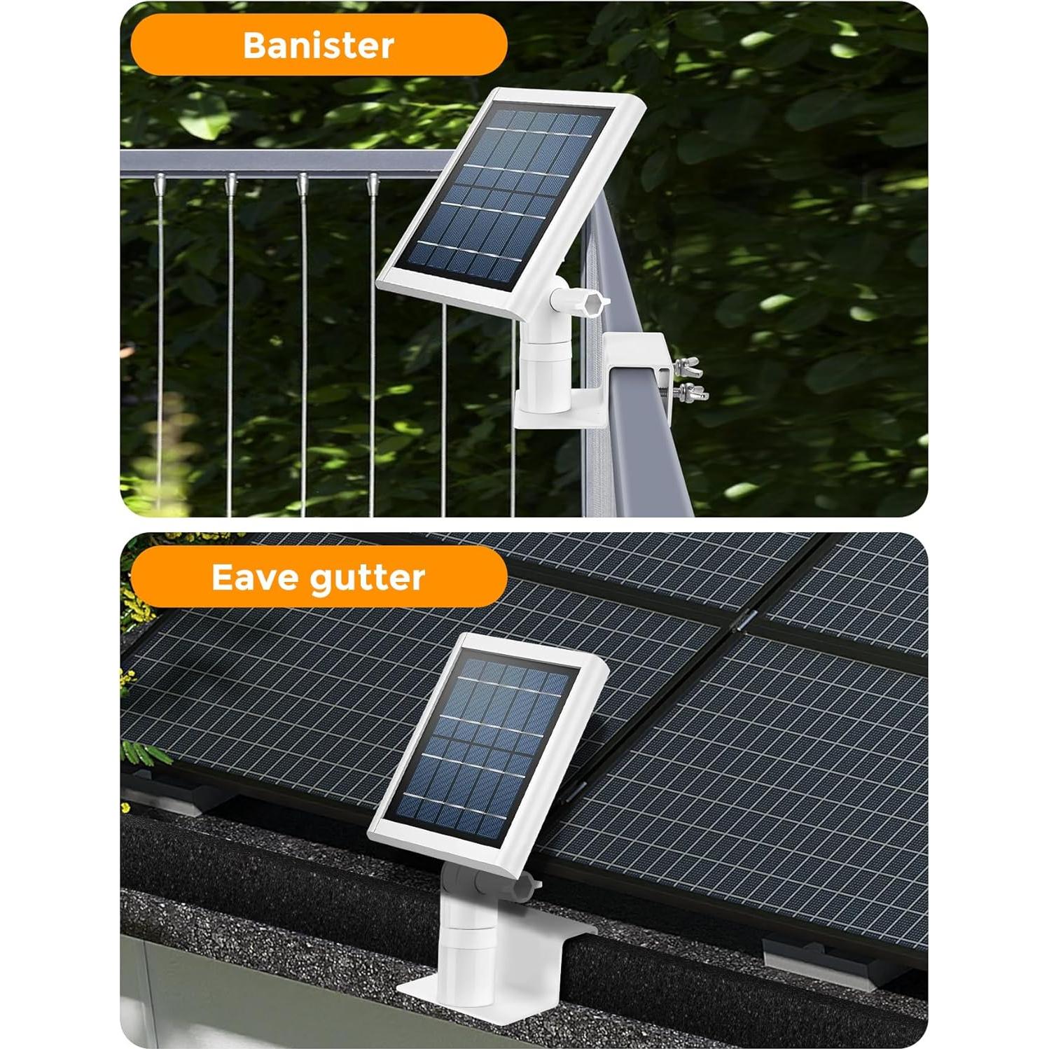 Soporte de canal Eufy para cámaras de seguridad - Blanco