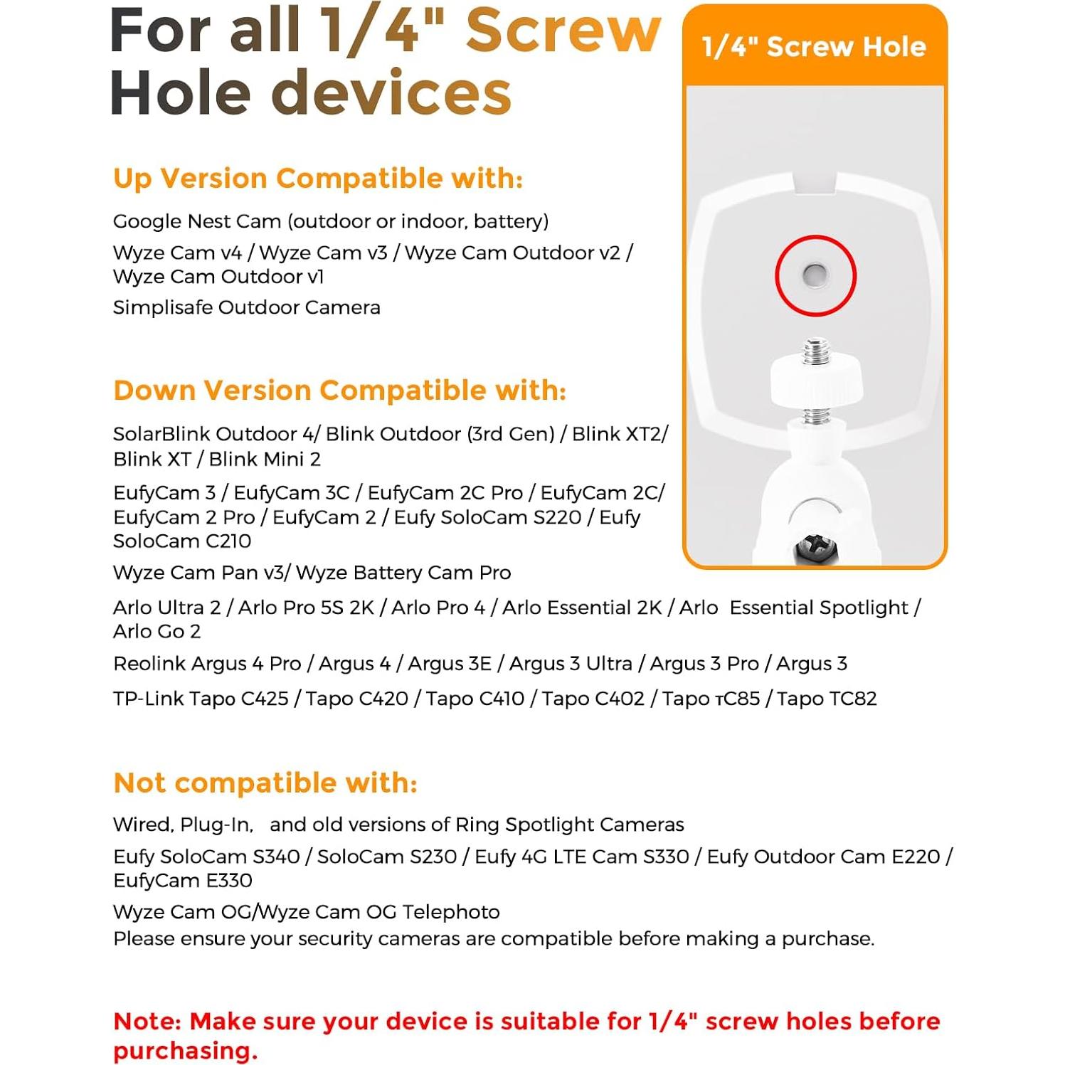 Soporte de canal Eufy para cámaras de seguridad - Blanco