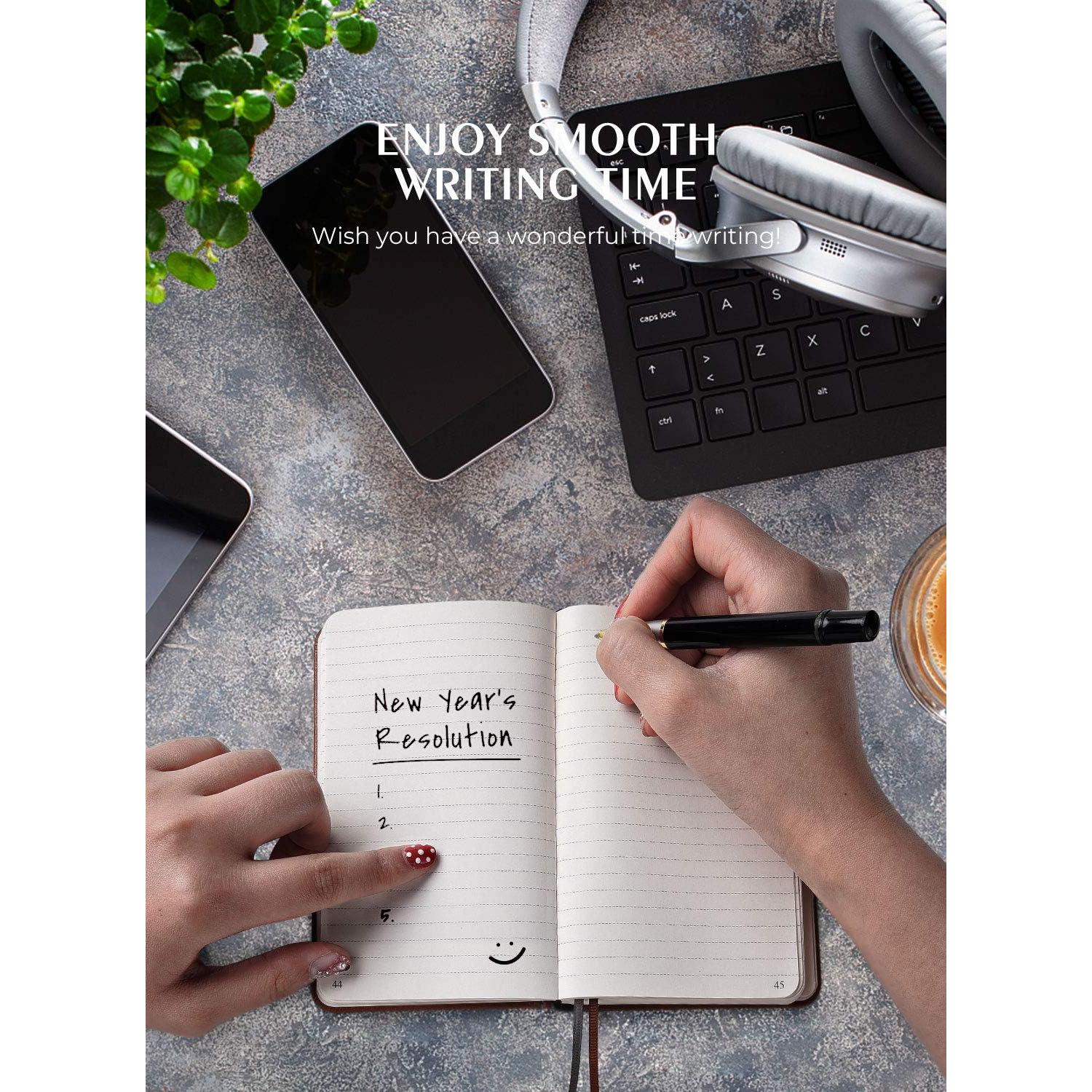 Cuaderno de Bolsillo AISBUGUR 2-Pack Tapa Dura Marrón