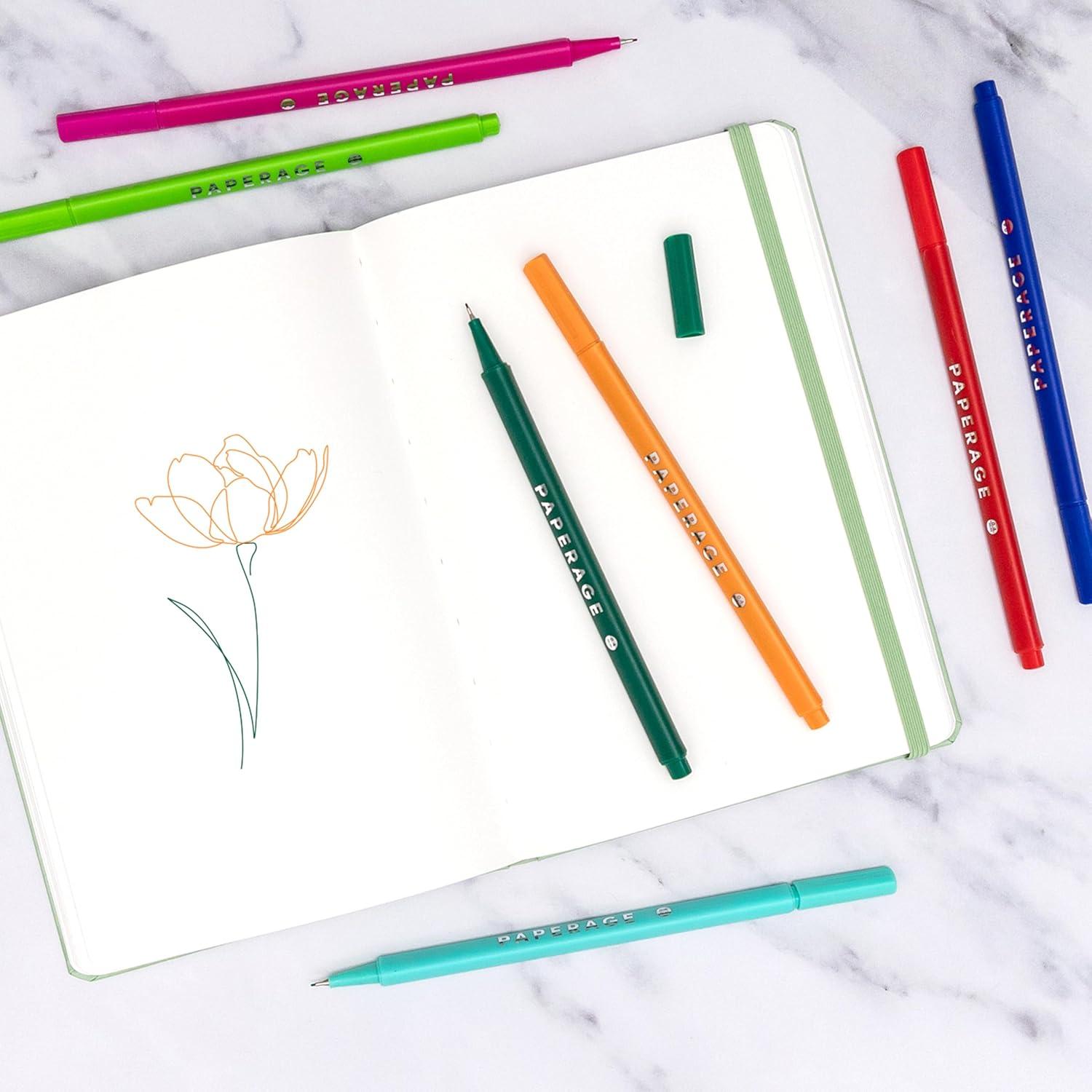 Cuaderno en Blanco PAPERAGE 160 Páginas 14.2x20.3cm Tapa Dura