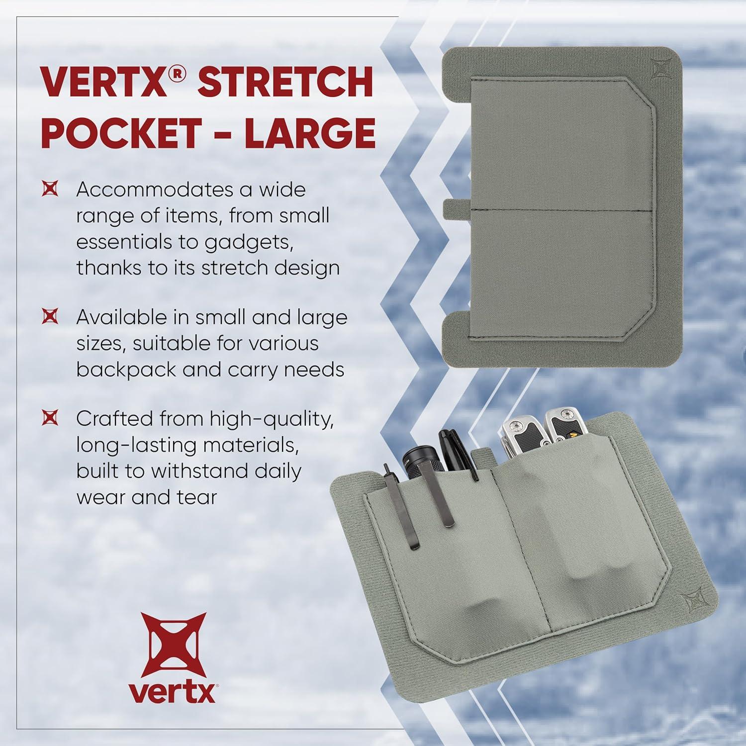 Organizador de Bolsillo Stretch Vertx Grande - Gris