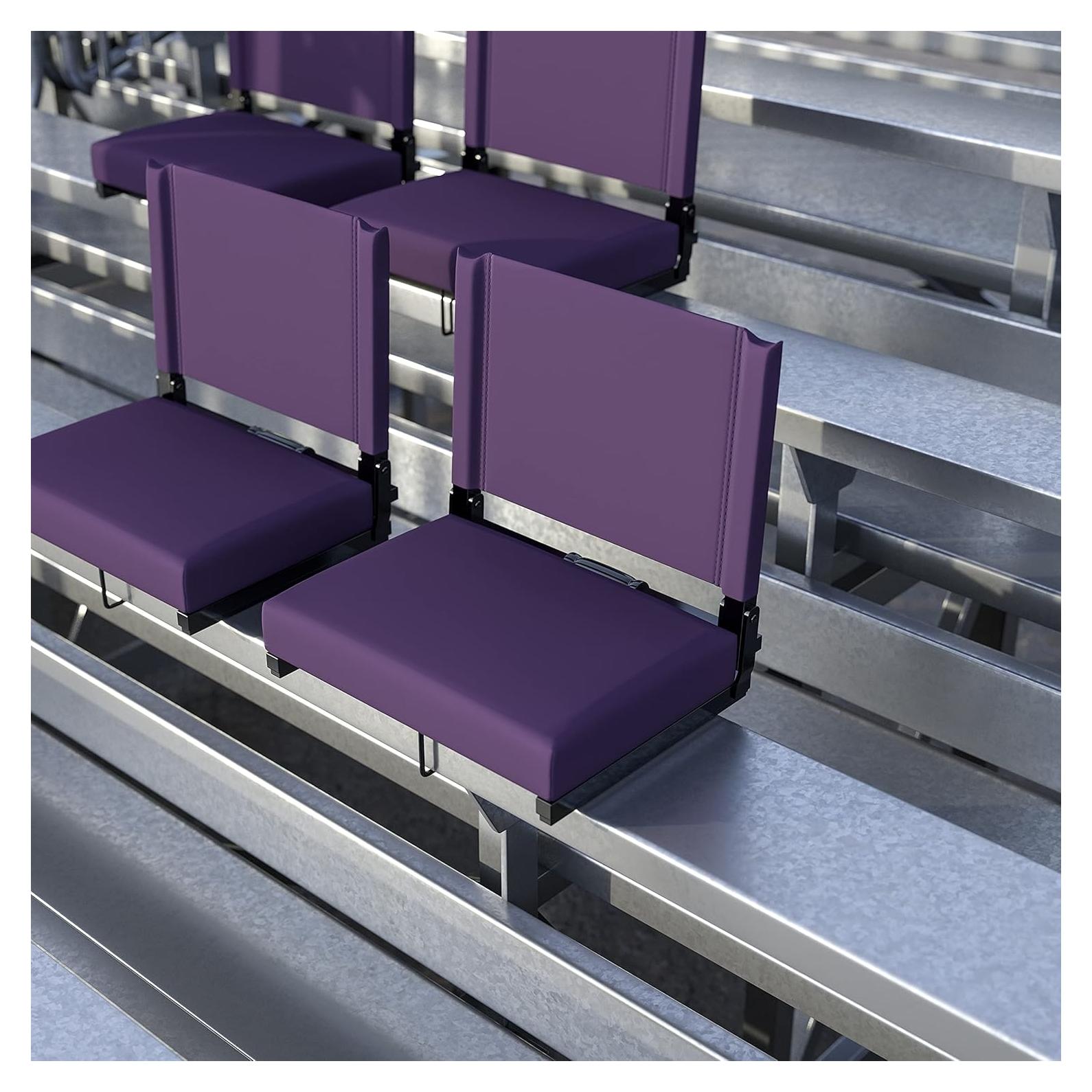 Juego de 2 Sillas de Estadio BizChair Acolchadas 226.8 kg