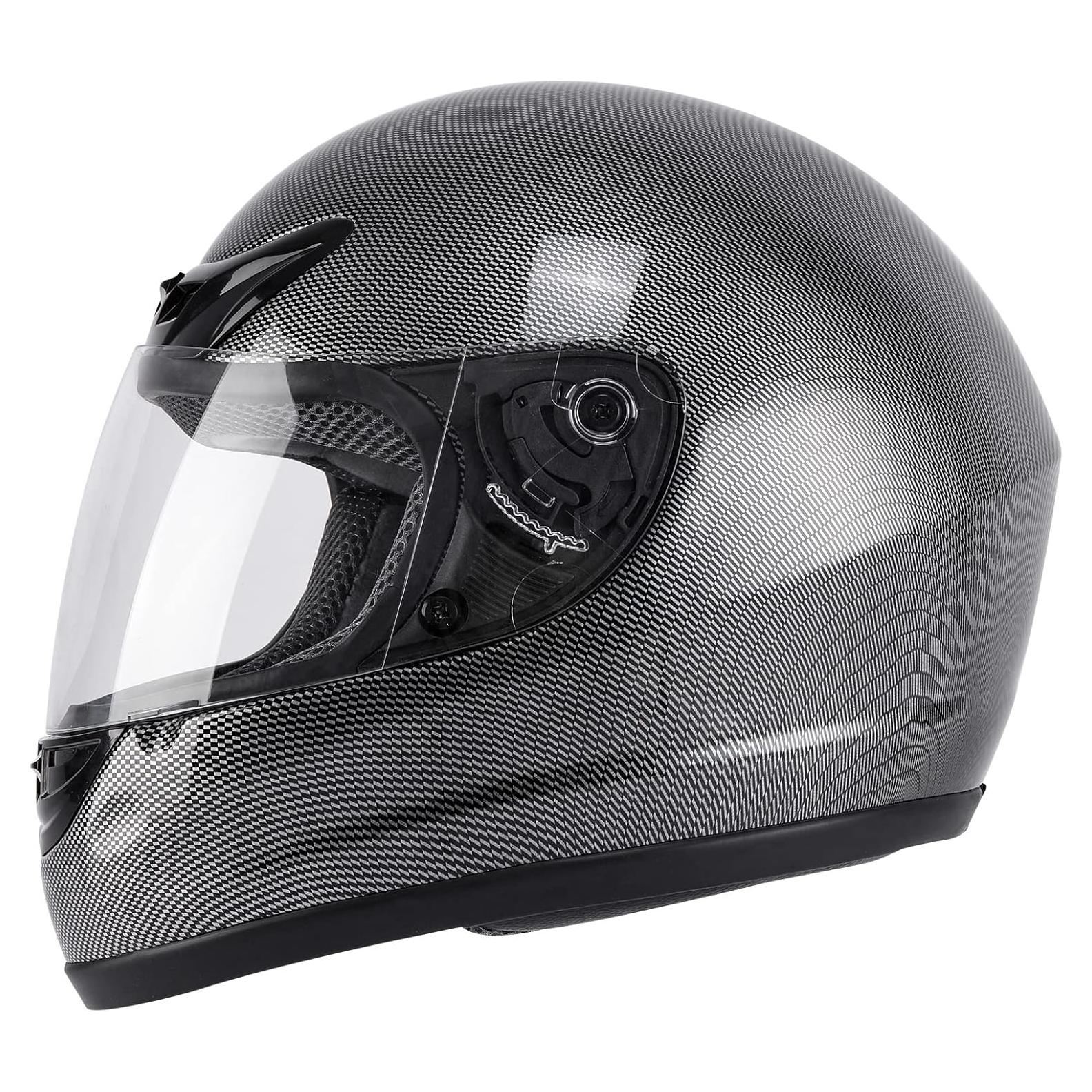 Casco Integral TCMT Fibra de Carbono Adulto S/M/L/XL