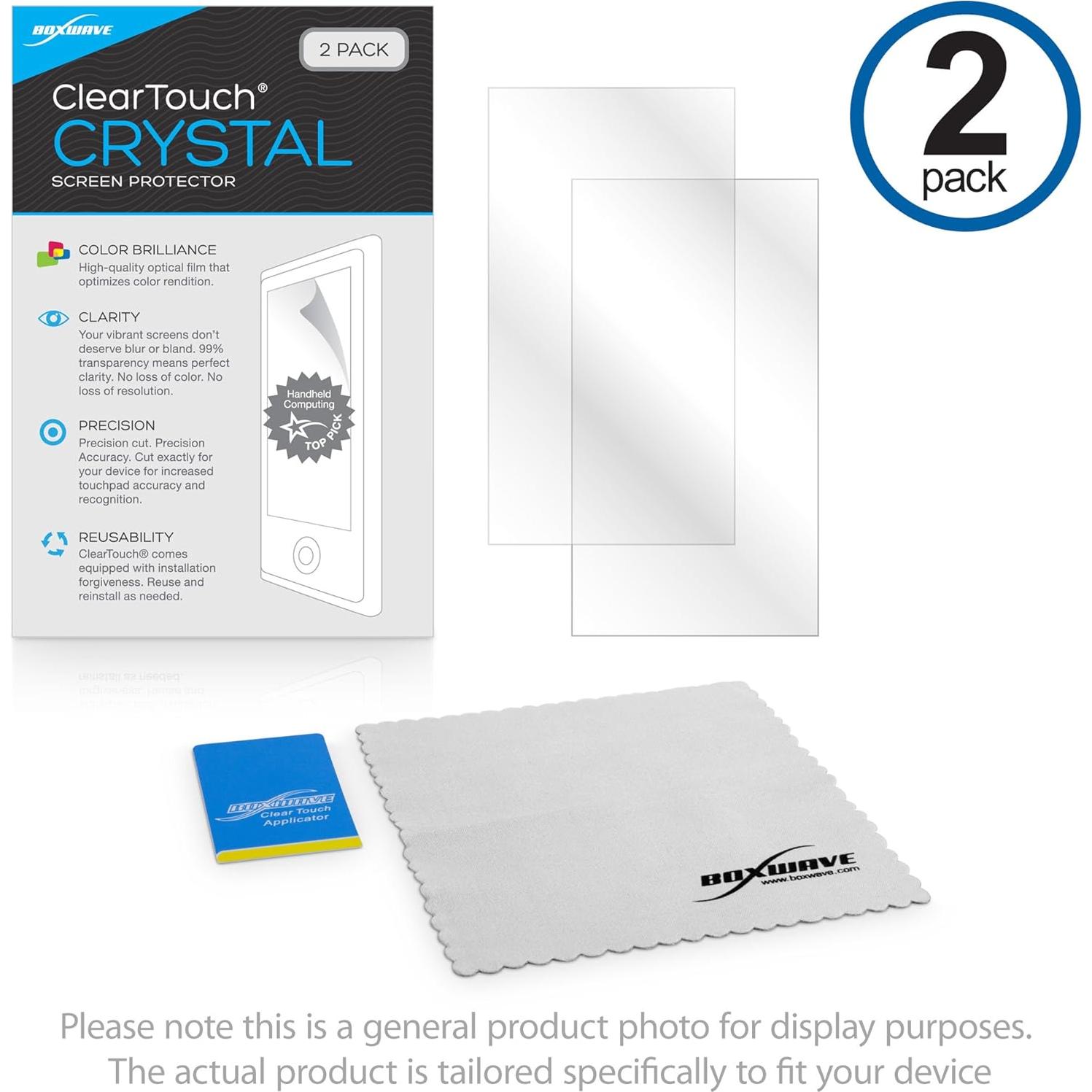 Protector de Pantalla BoxWave ClearTouch Crystal para BOOX Tab Ultra - 2 Unidades