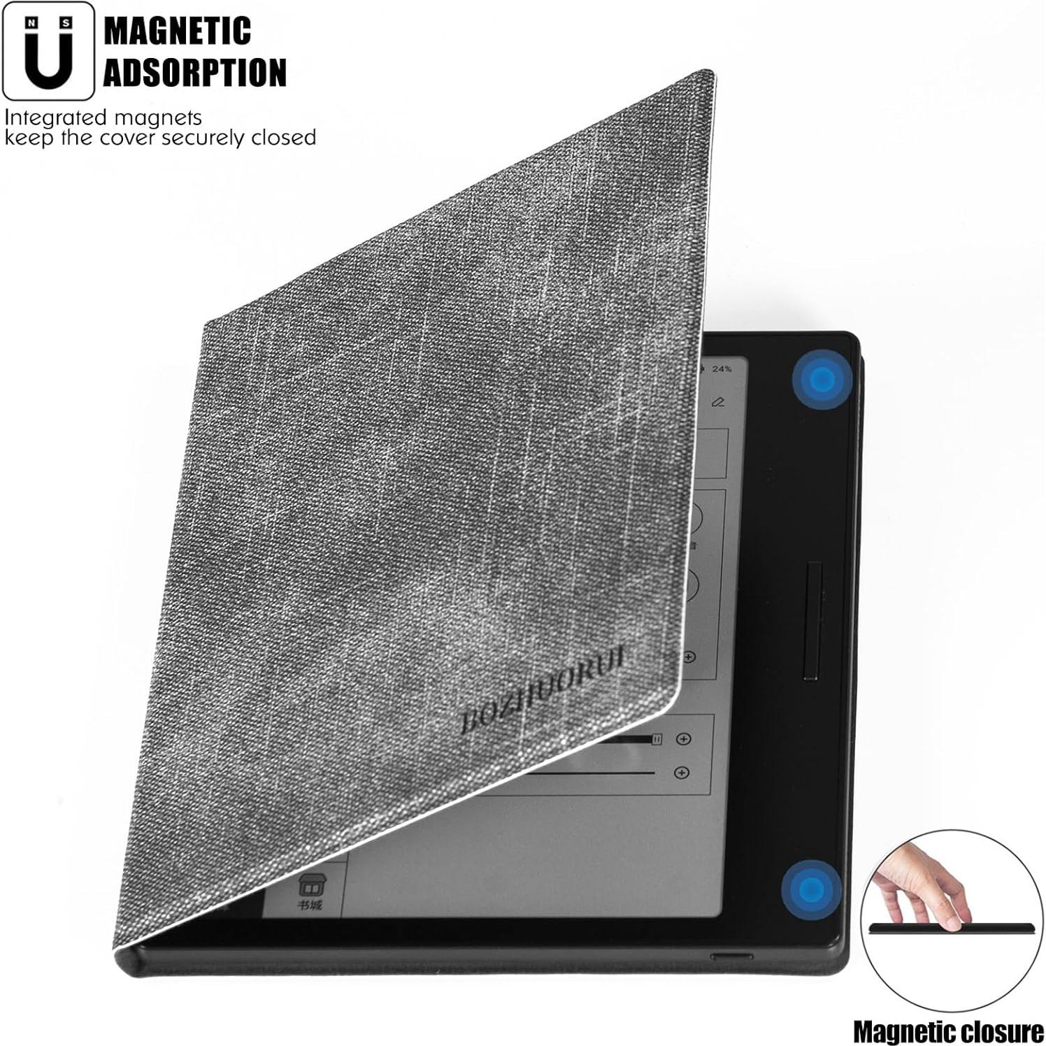 Funda Magnética BOZHUORUI para e-Reader Boox Go 7 y Page 7"