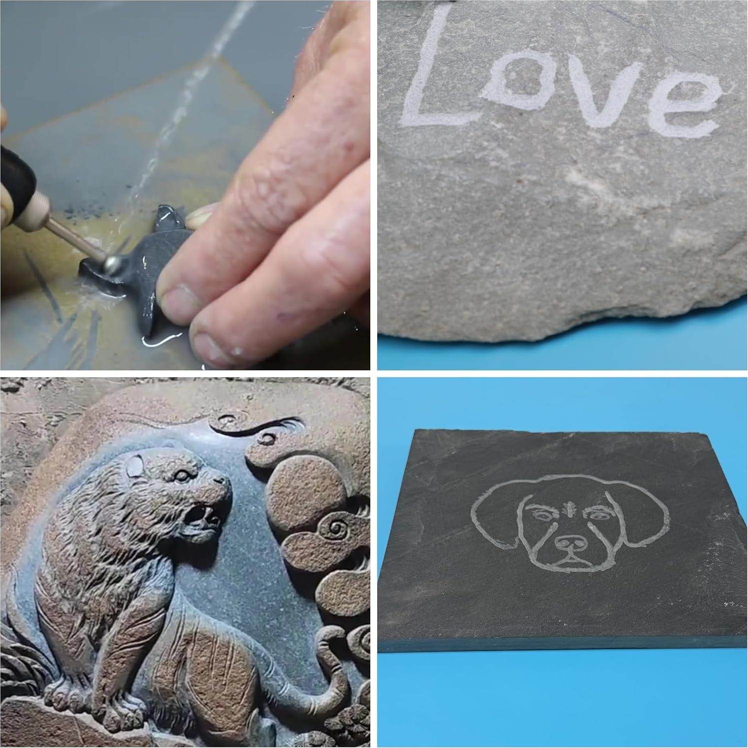 20 Puntas de Amoladora Diamante 120-grano Sworker 3mm