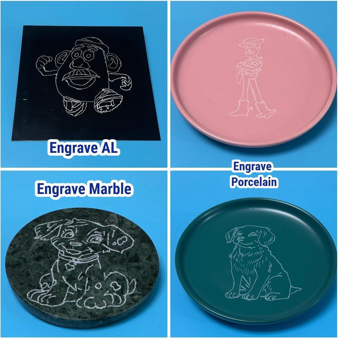 20 Puntas de Amoladora Diamante 120-grano Sworker 3mm