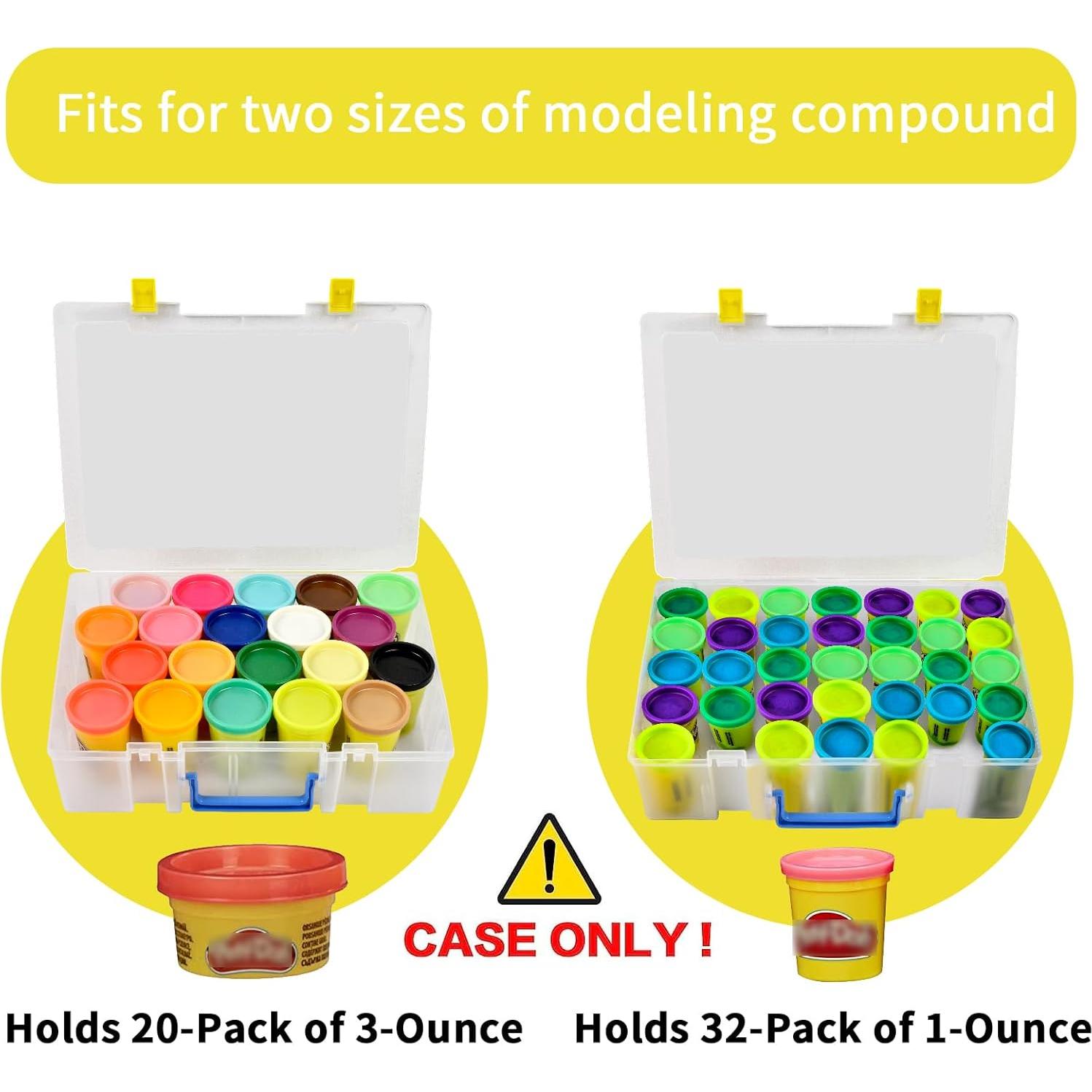 Estuche de Almacenamiento Play-Doh ADAM 20 Colores 3 Onzas