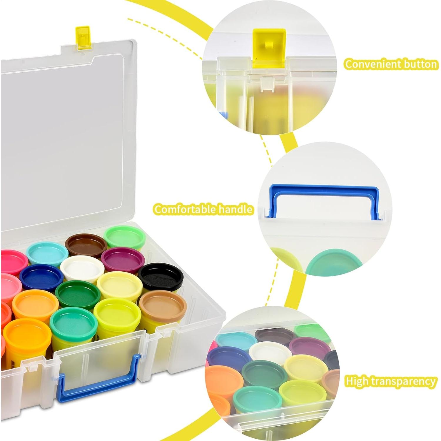 Estuche de Almacenamiento Play-Doh ADAM 20 Colores 3 Onzas