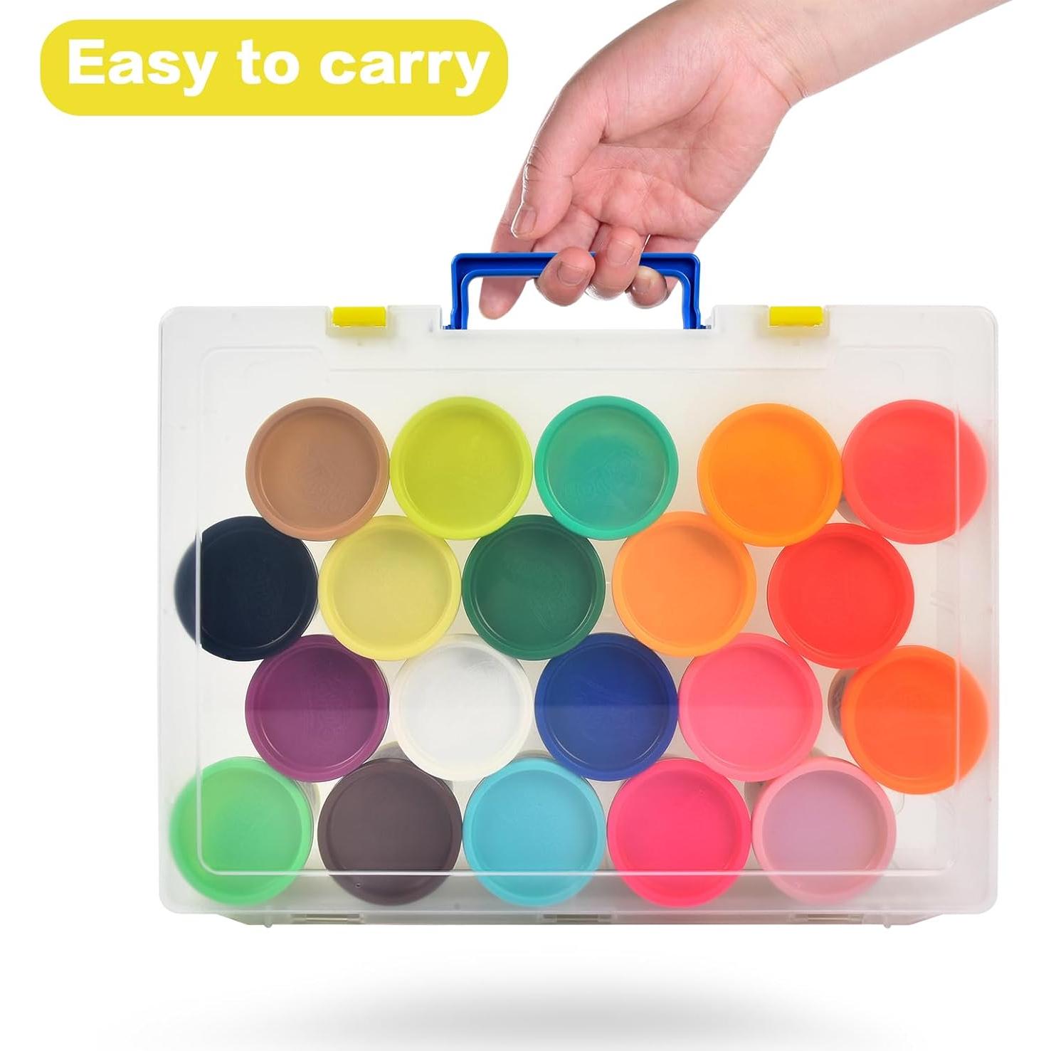 Estuche de Almacenamiento Play-Doh ADAM 20 Colores 3 Onzas