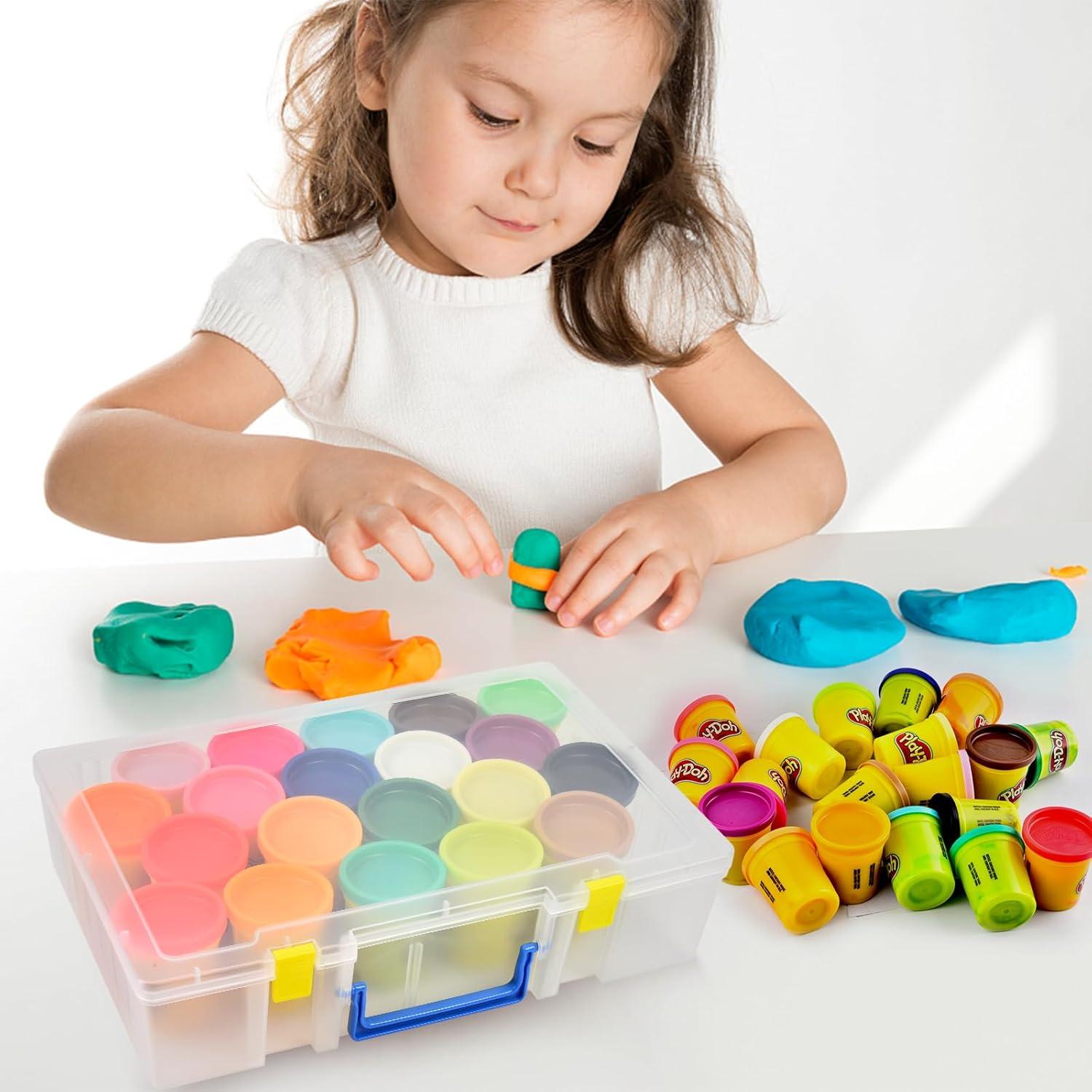 Estuche de Almacenamiento Play-Doh ADAM 20 Colores 3 Onzas
