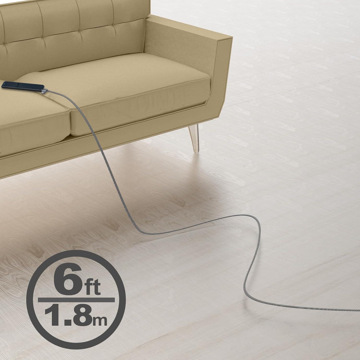 Paquete de 2 Cables USB C 4 en 1 Bobosogo 6FT Carga Rápida 60W