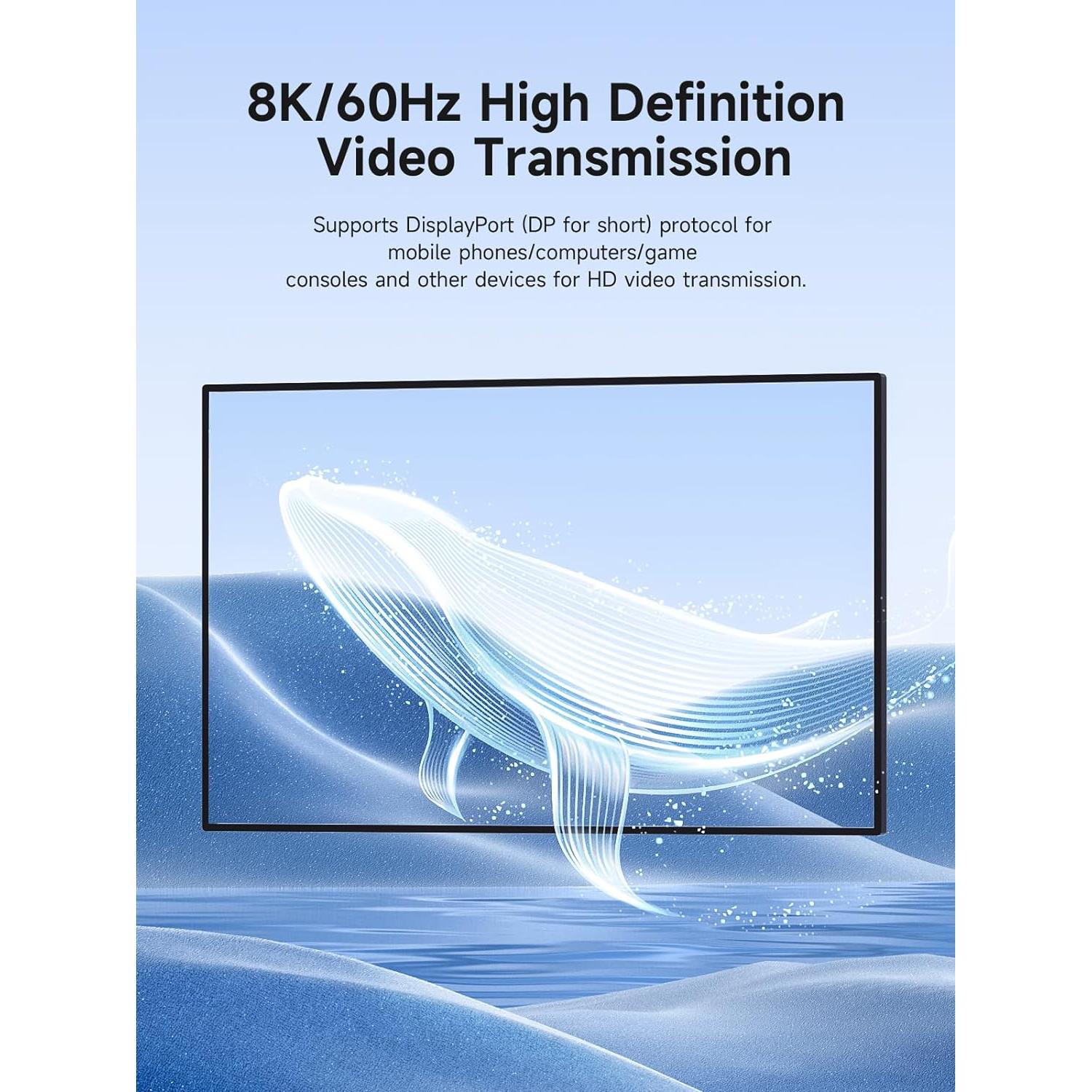 Cable USB C corto Hagibis UC4MC-7cm, 240W, 40Gbps, 8K