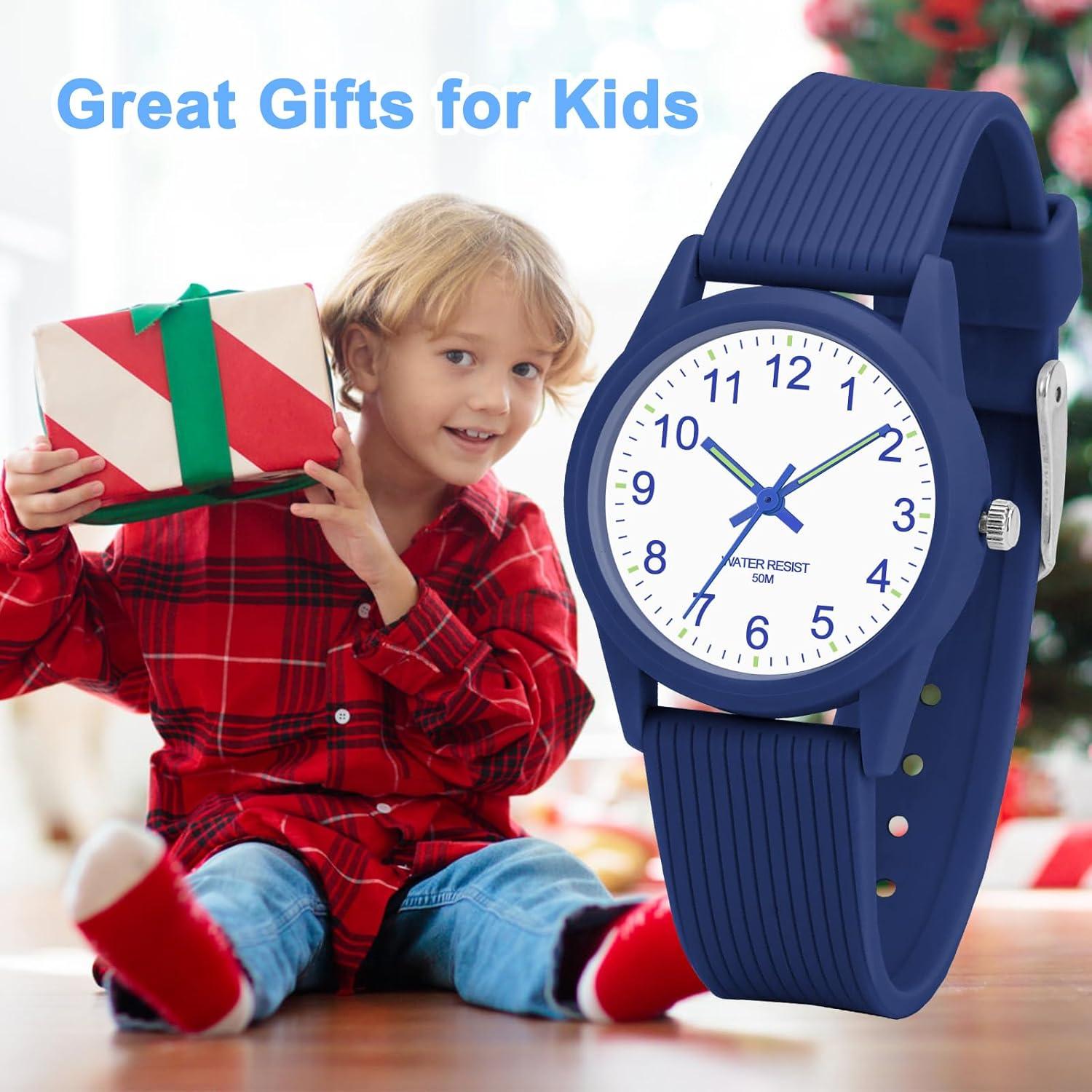 Reloj Analógico Infantil TENOCK Azul 50m Impermeable 4-12 Años