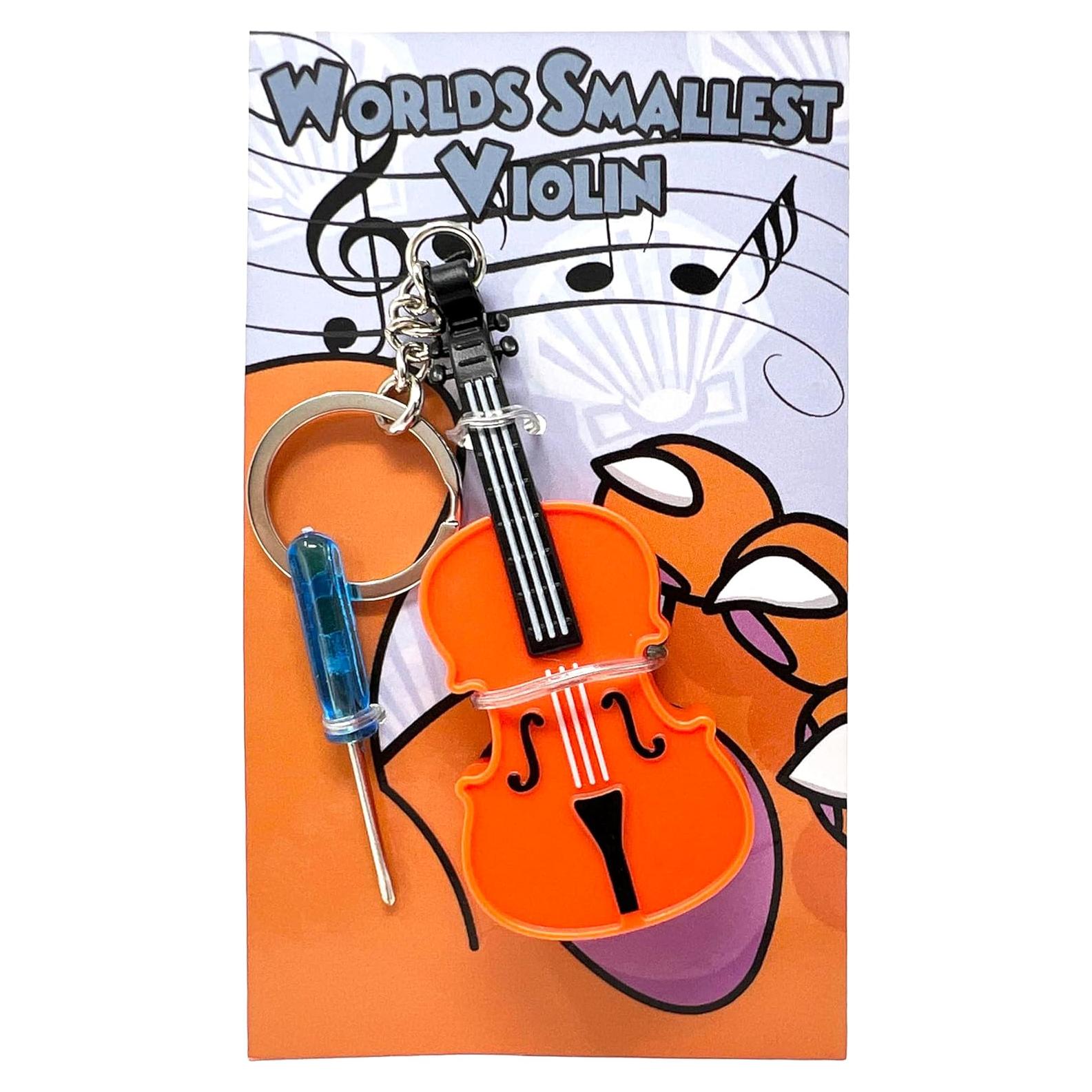 Llave de Juguete Violín Miniatura MunnyGrubbers con Música