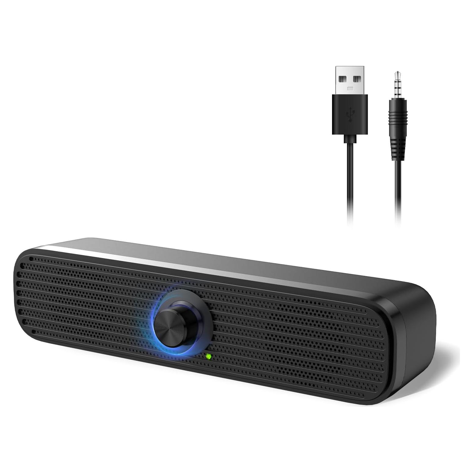 Altavoces Multimedia 1Mii ST-18 USB 3W para PC y Laptop